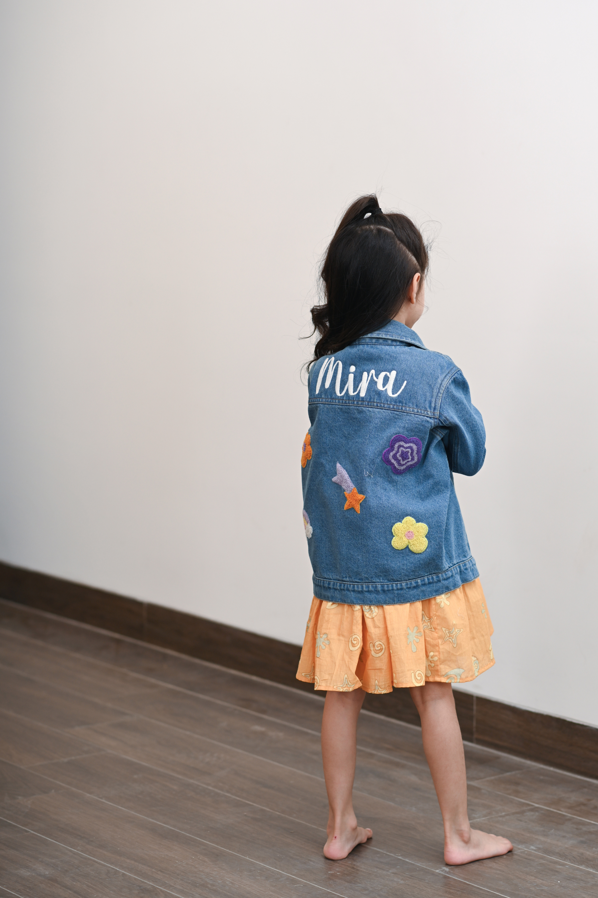 Sabrina Dress - Tangerine Yin Yang