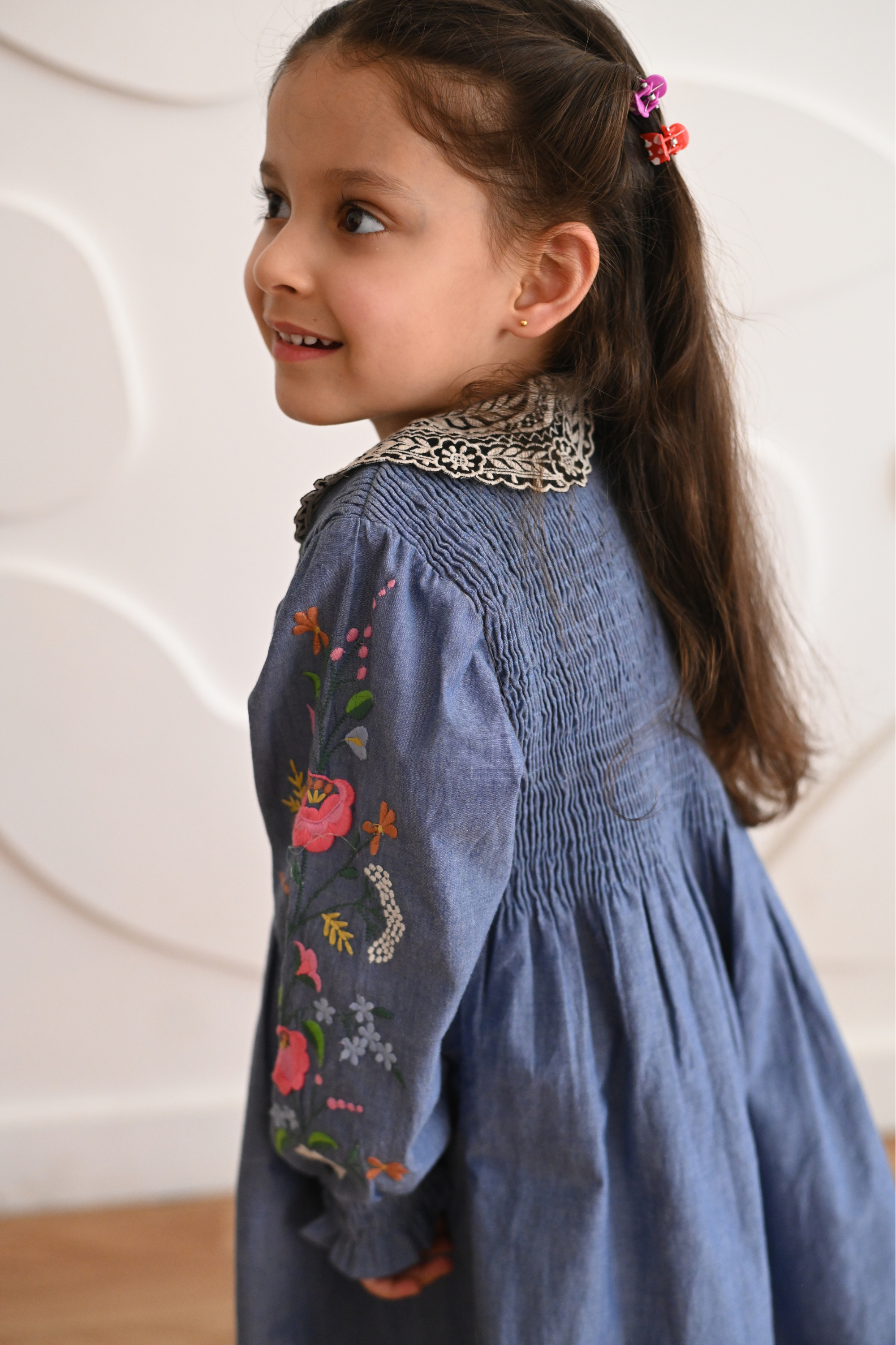 Louise Dress - Denim