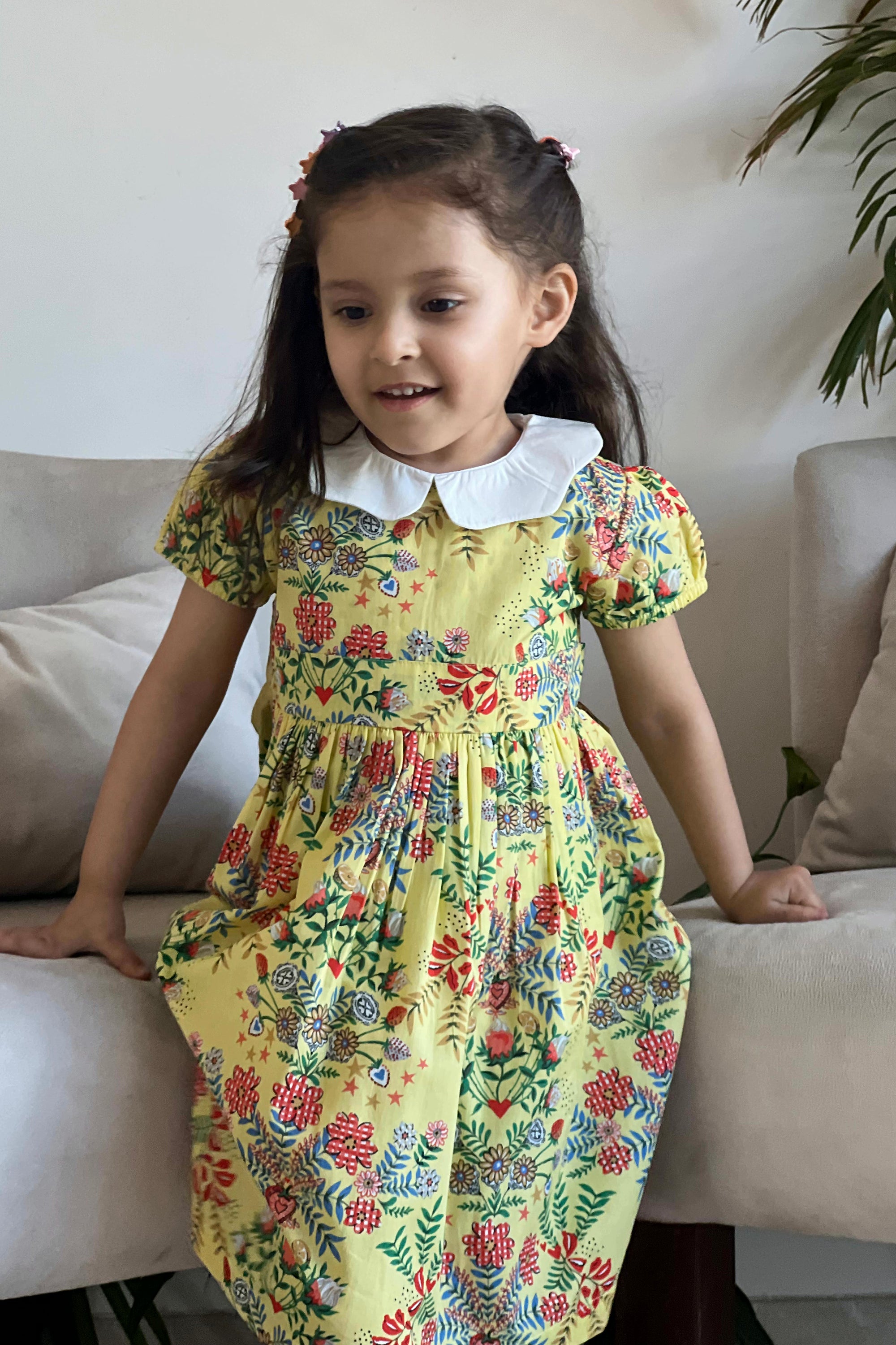 Clara Dress - Yellow