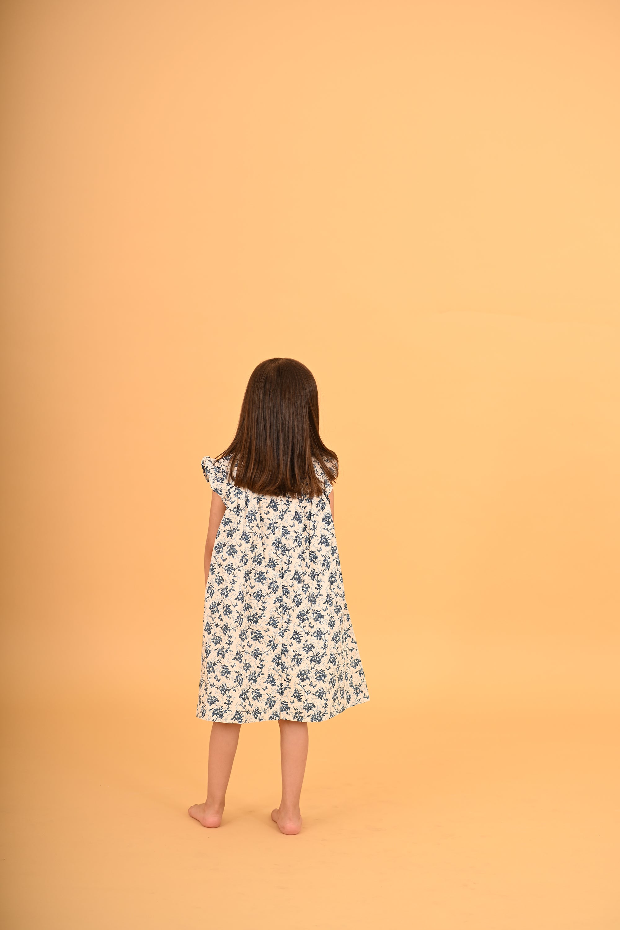 Sienna Handsmocked Dress - Vintage Floral