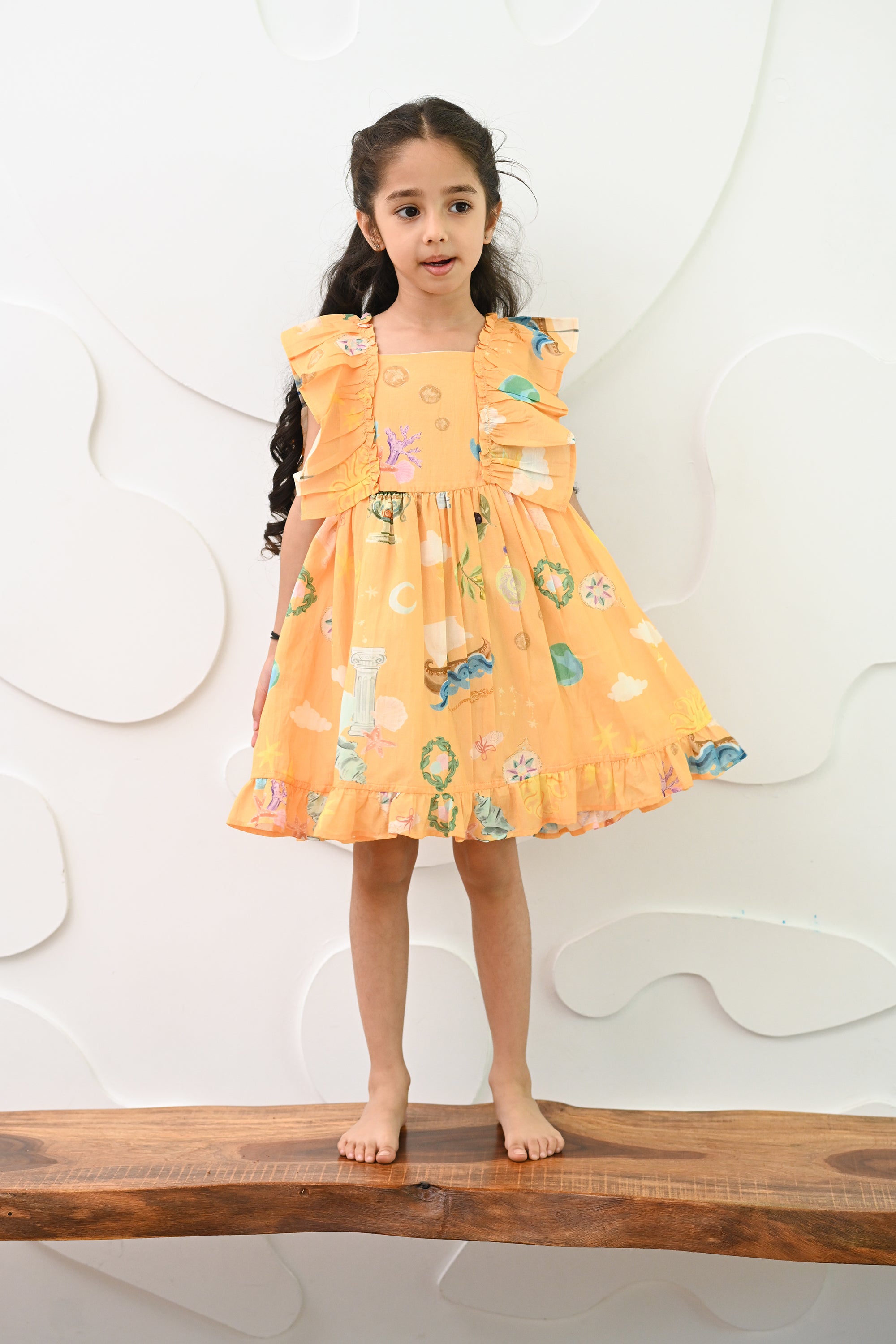 Aella Dress - Pimm's orange