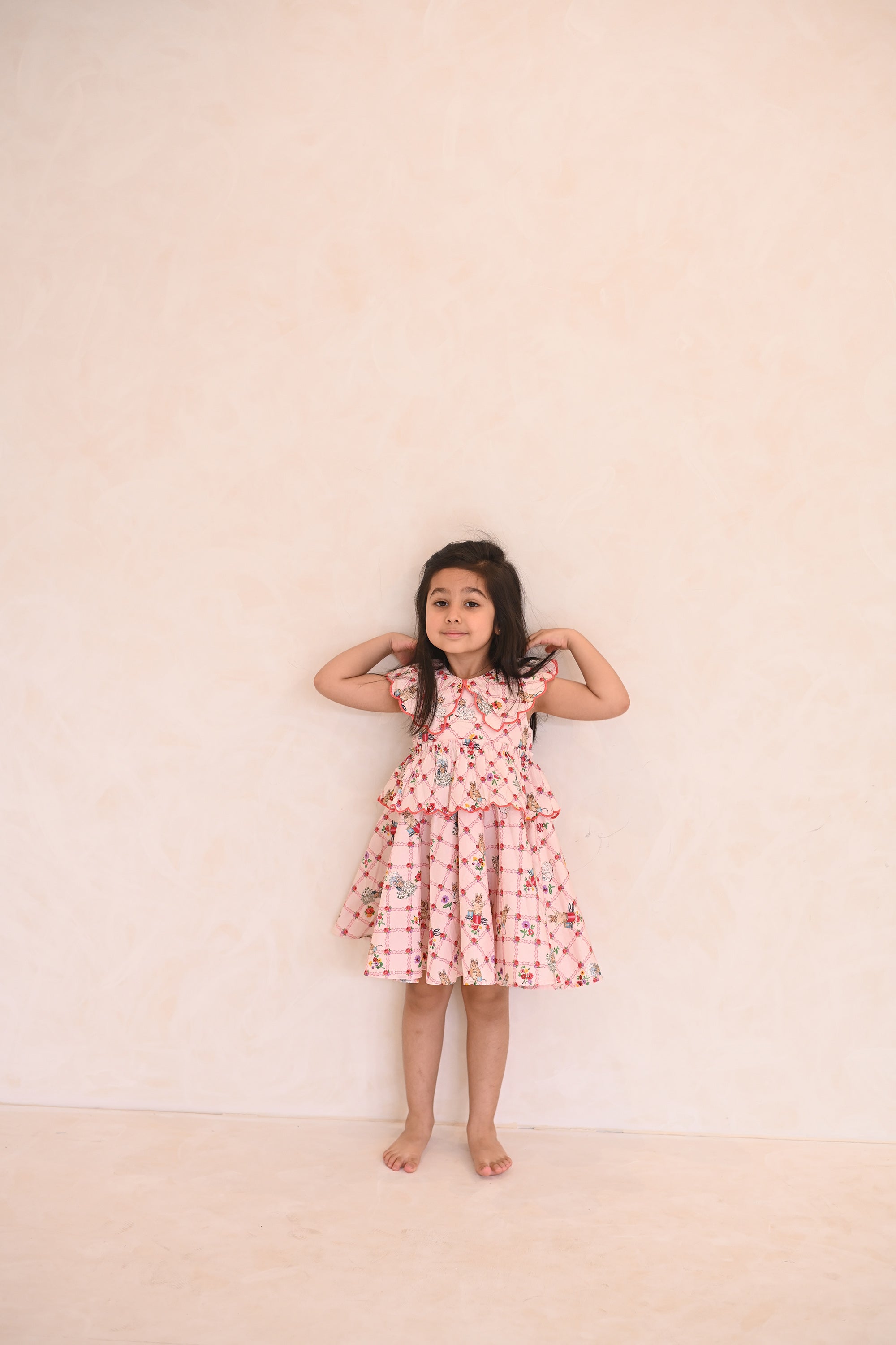 Faye Dress - Pink Hopper