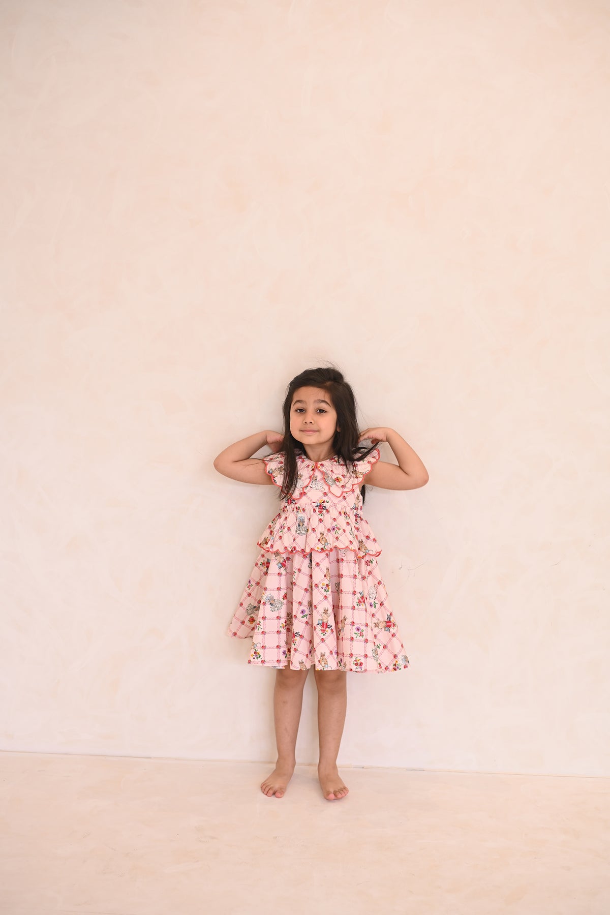Faye Dress - Pink Hopper