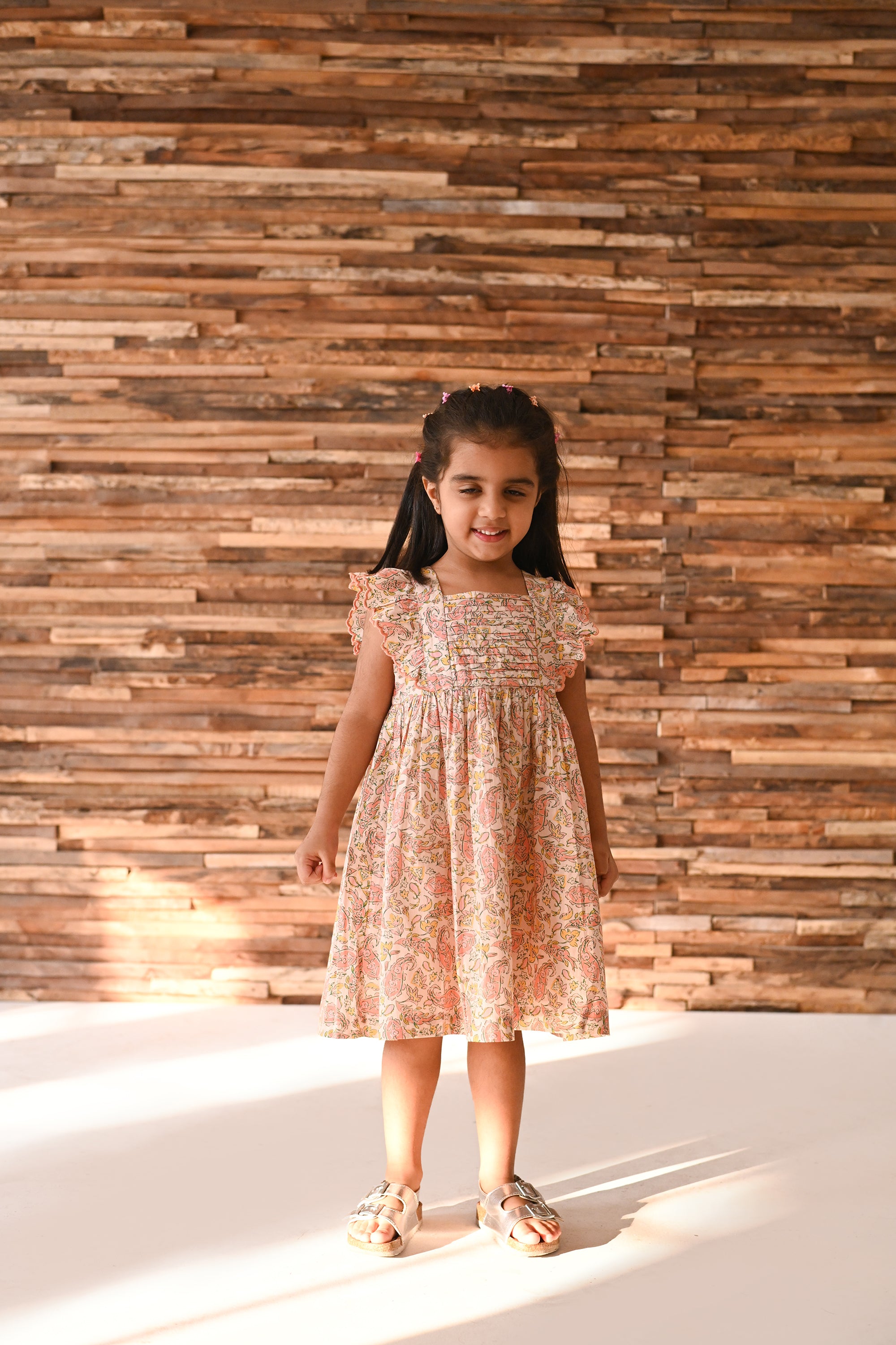 Mila Dress - Honey Mini Paisley