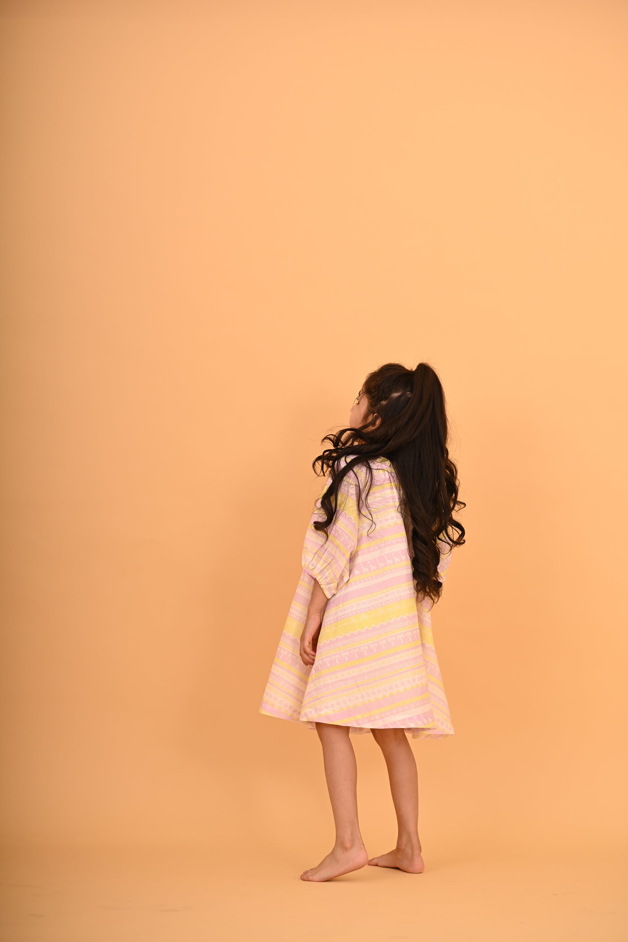 Julia Dress- PInk Giraffe