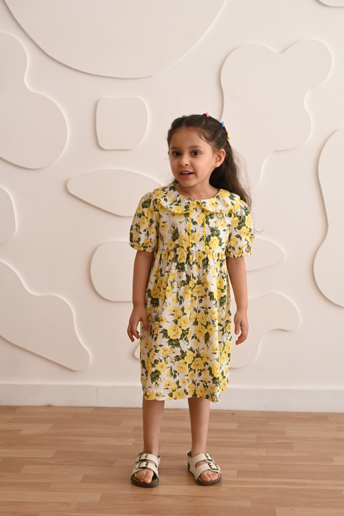 Hannah Dress - Yellow Rose