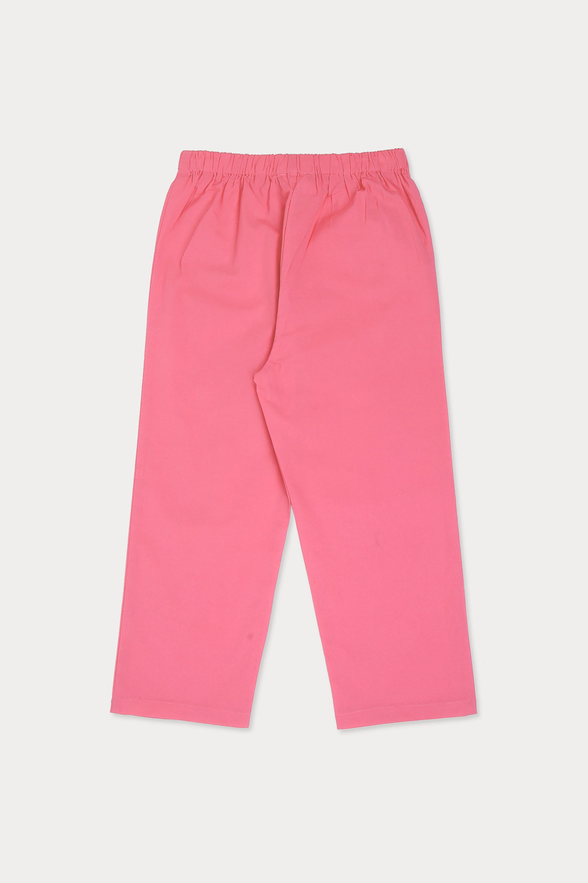 Jen Handsmocked Set - Pink Cotton