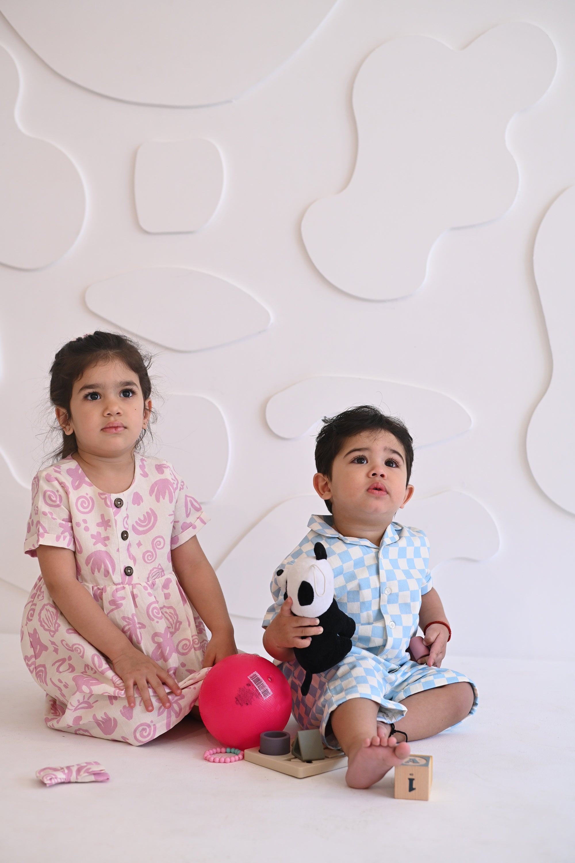 Cedric Set - Blue Seaside Check