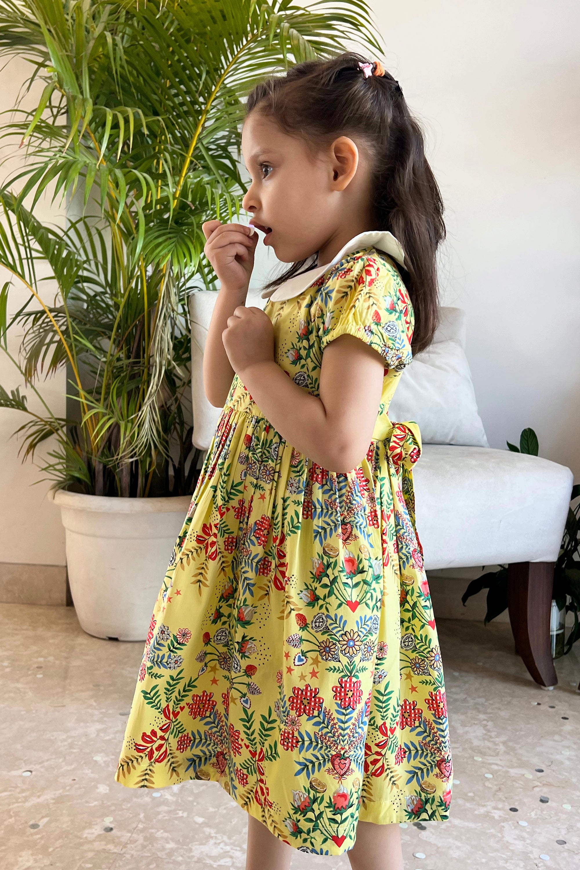 Clara Dress - Yellow