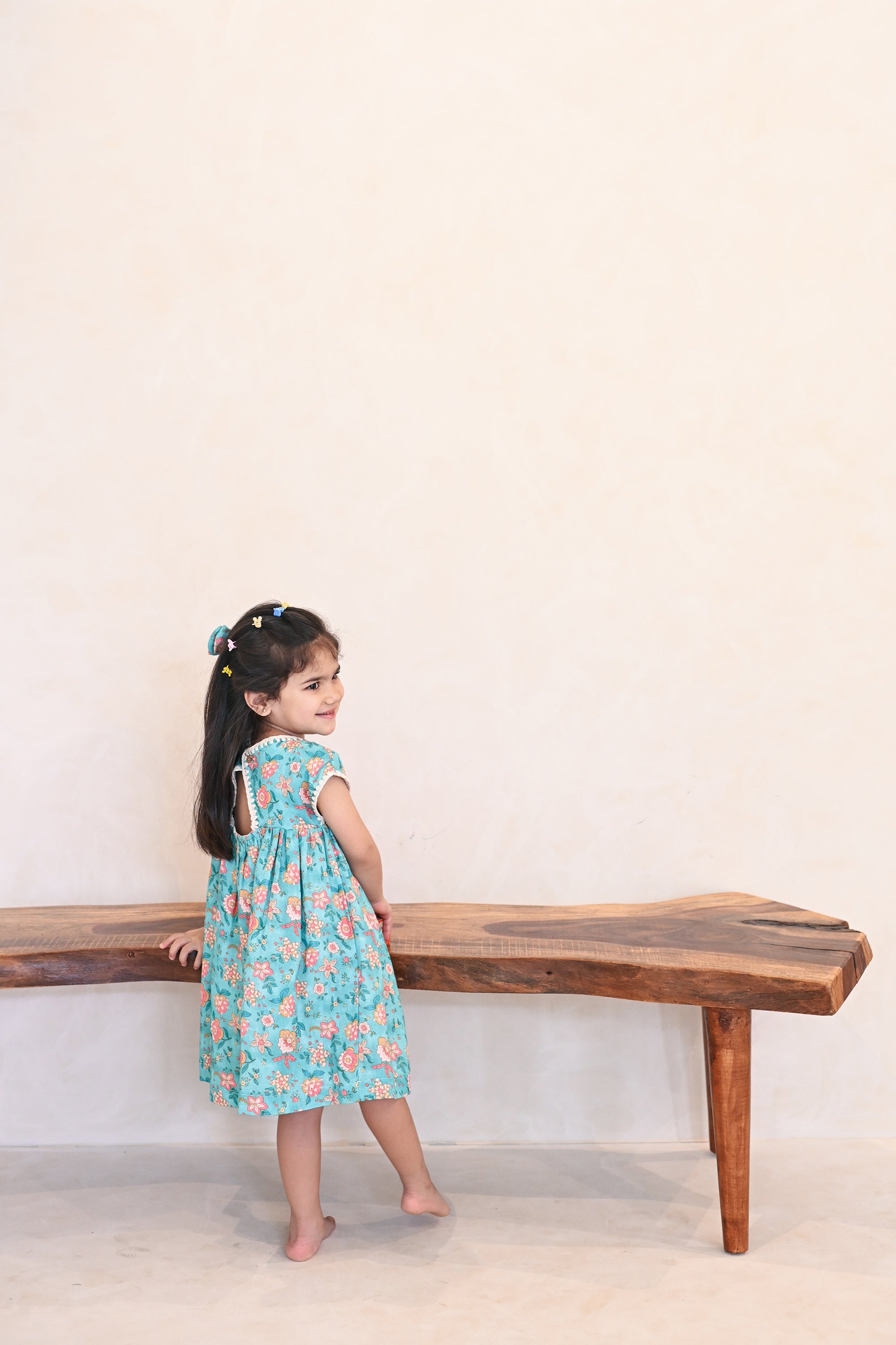 Freja Dress - Blush Aqua