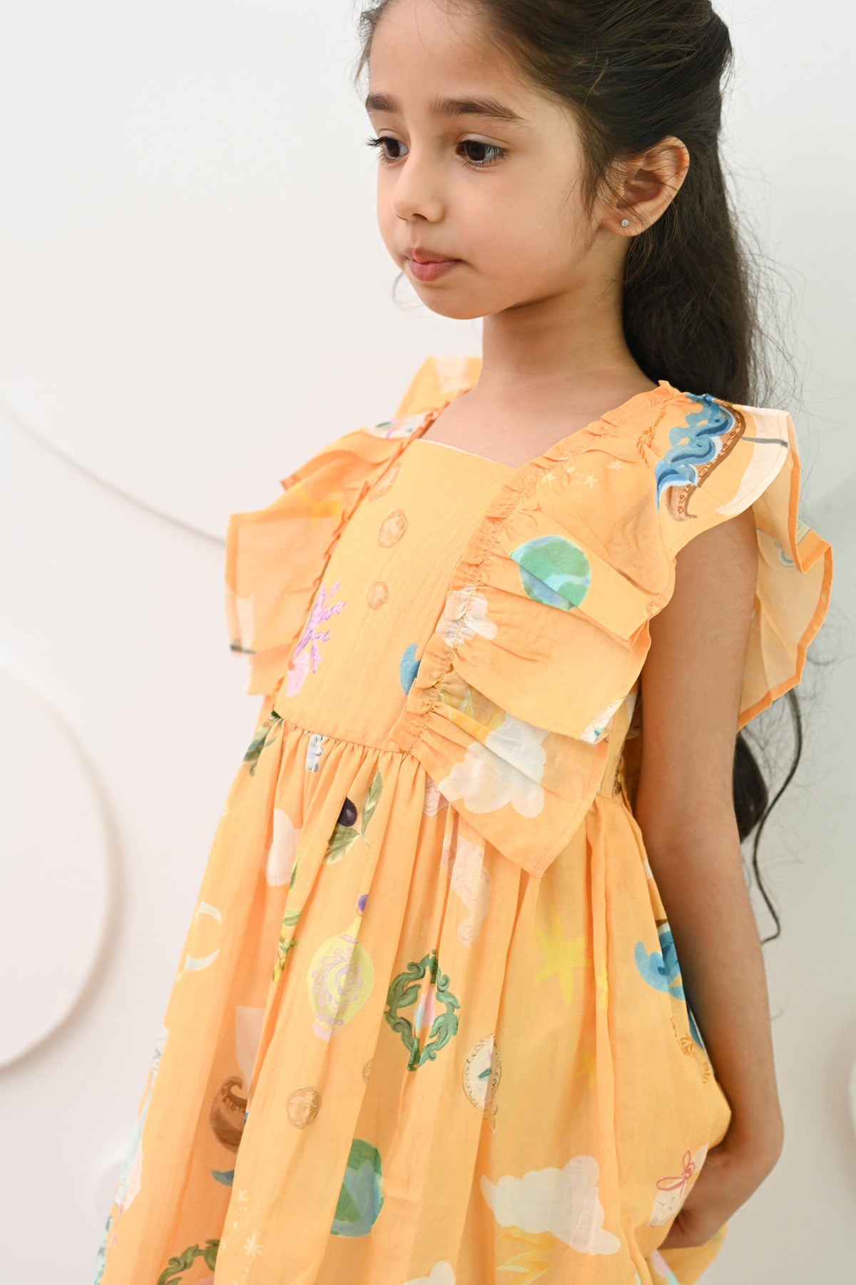 Aella Dress - Pimm's orange