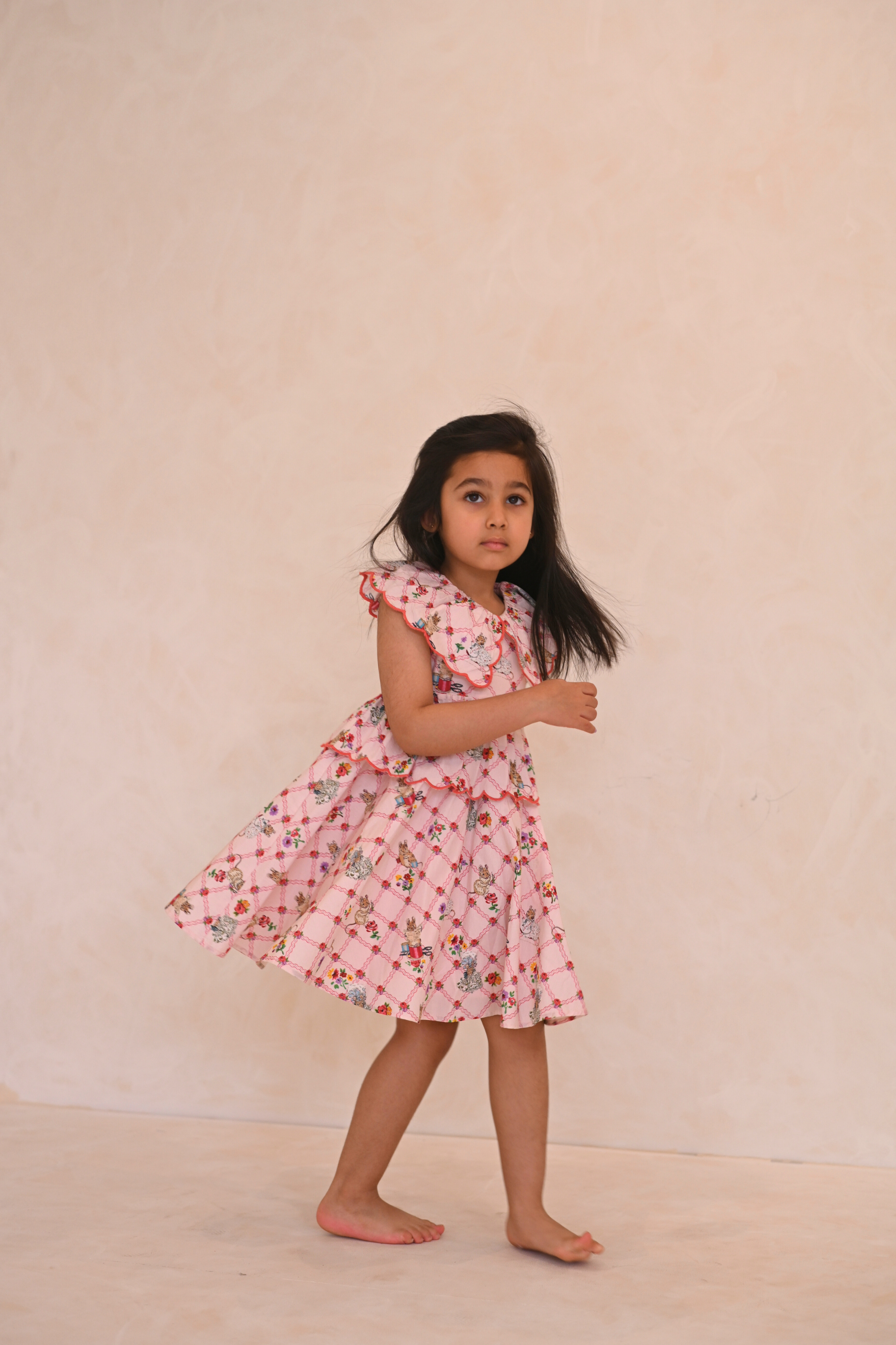 Faye Dress - Pink Hopper