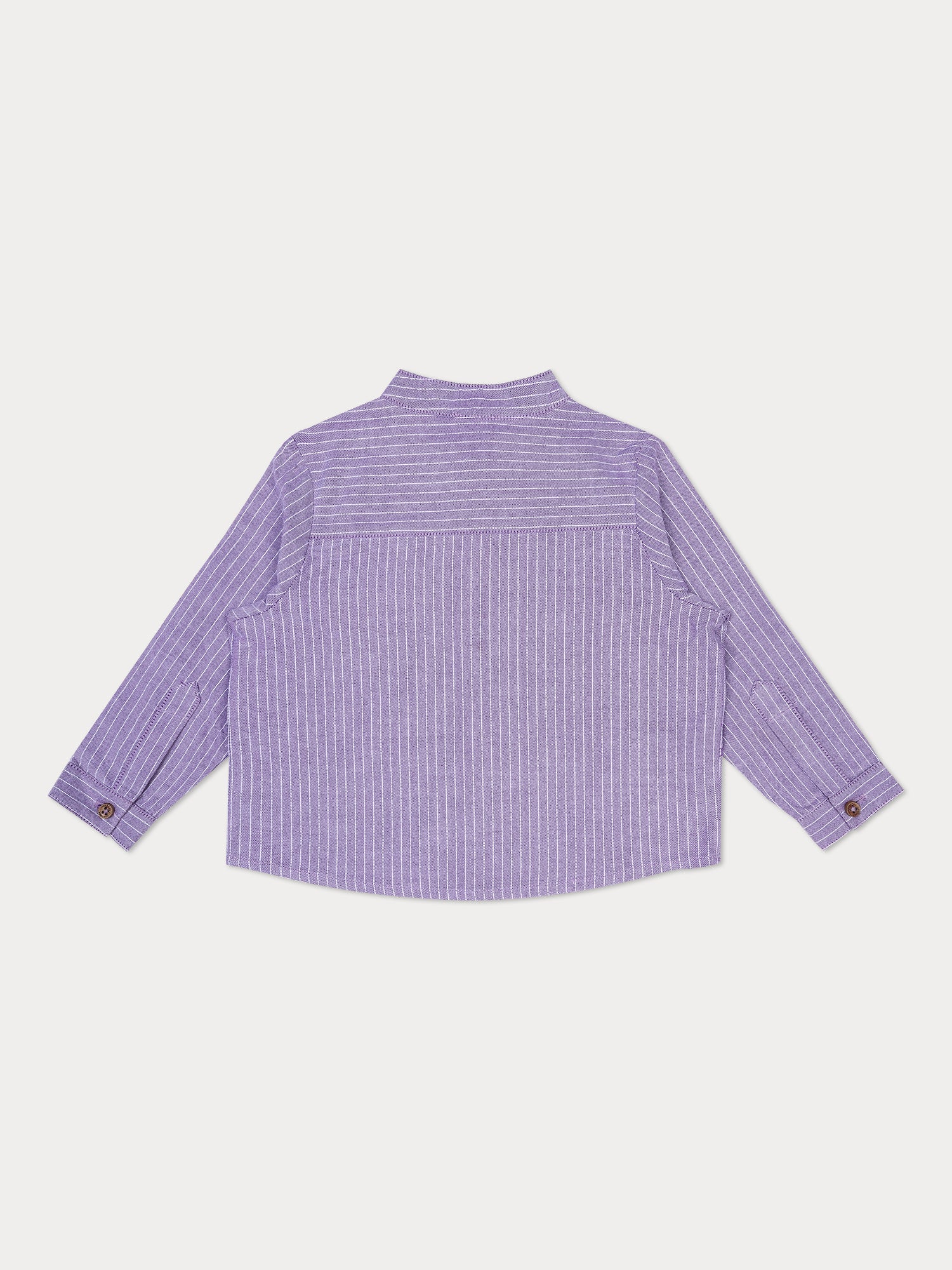 Leo Shirt- Purple Stripe
