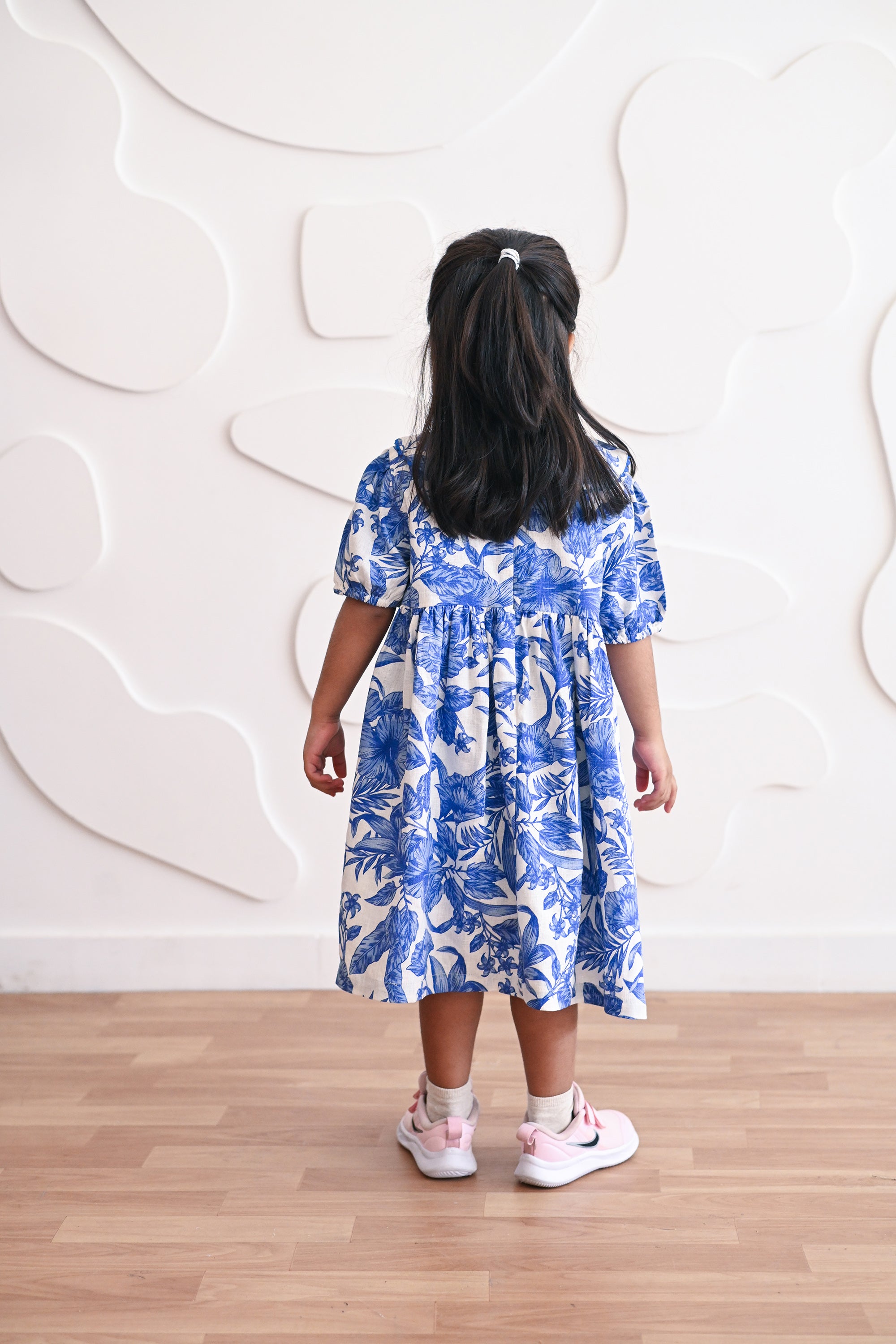 Hannah Dress - Sapphire Blossoms