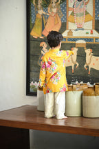 Viraaj Kurta And Pyjama Set - Yellow Rang Bagh