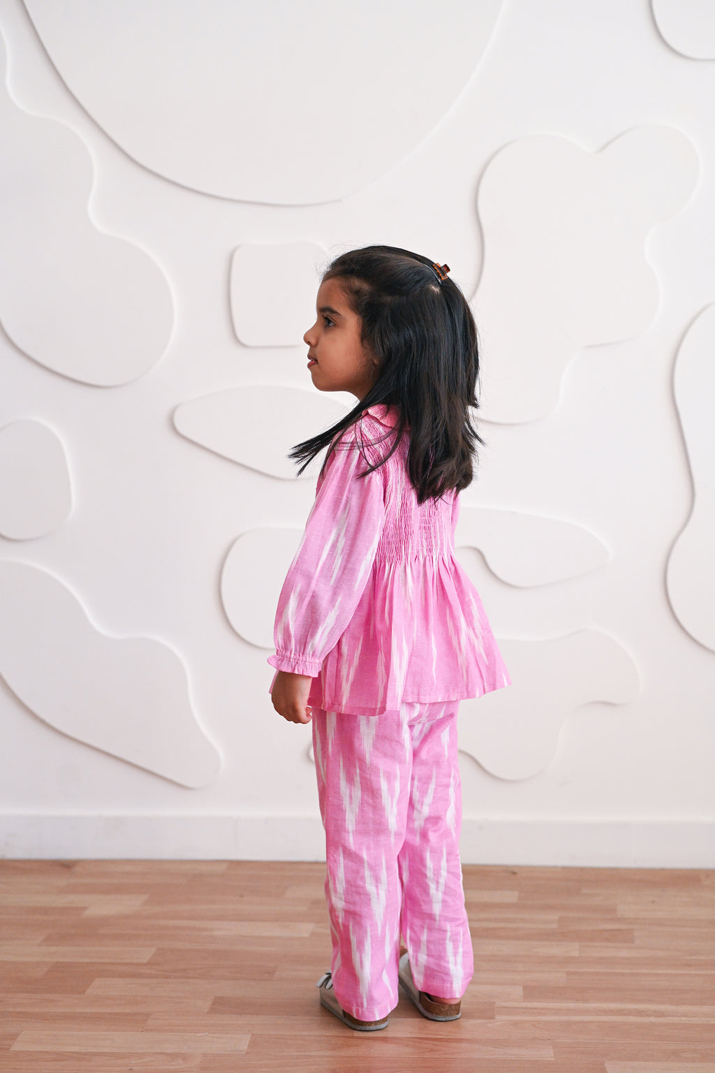 Pink Ikat Set