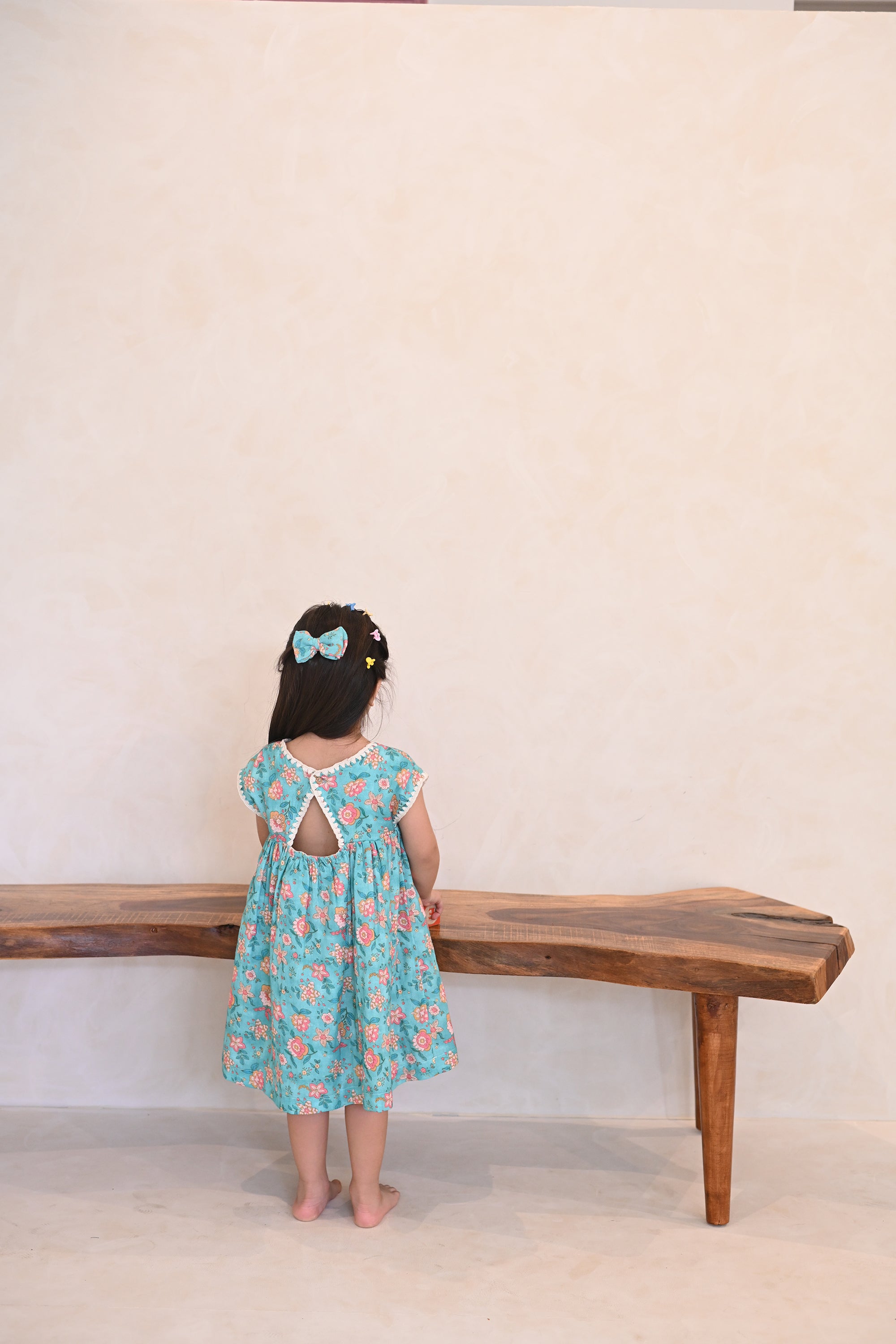 Freja Dress - Blush Aqua