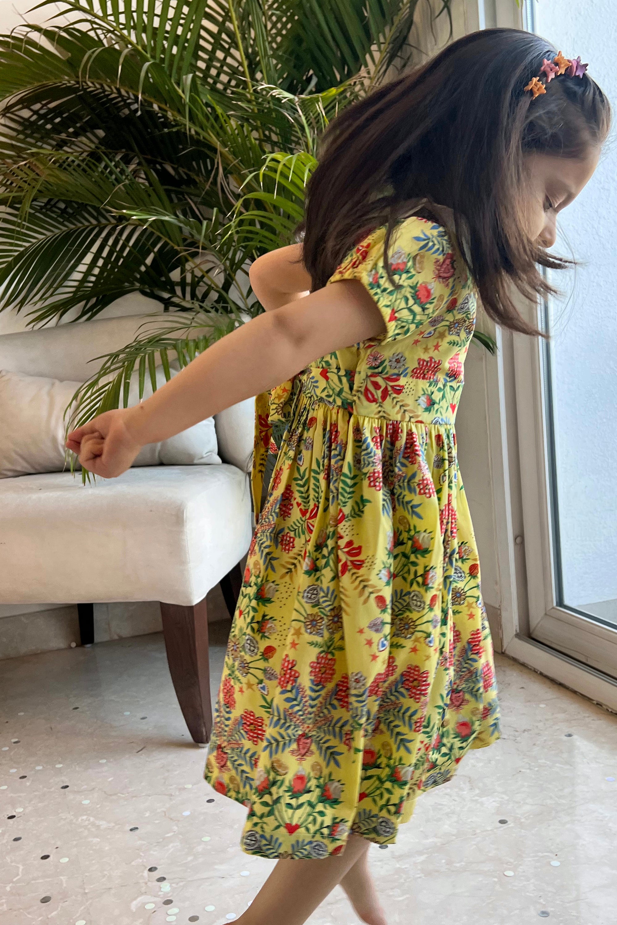 Clara Dress - Yellow