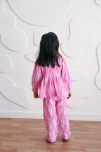 Pink Ikat Set
