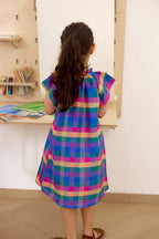 Hockney Dress - Rainbow Check