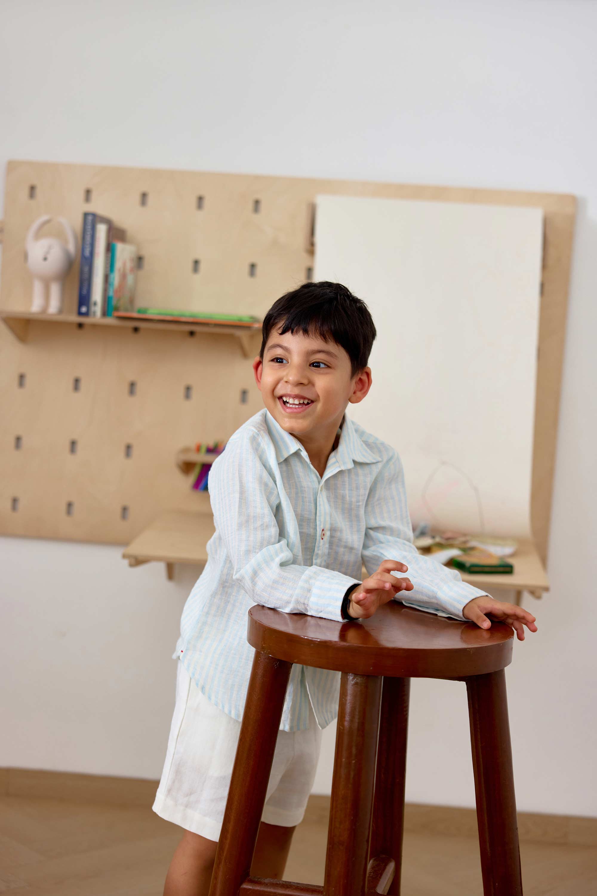 Kipling Shirt - Coastal Ticking