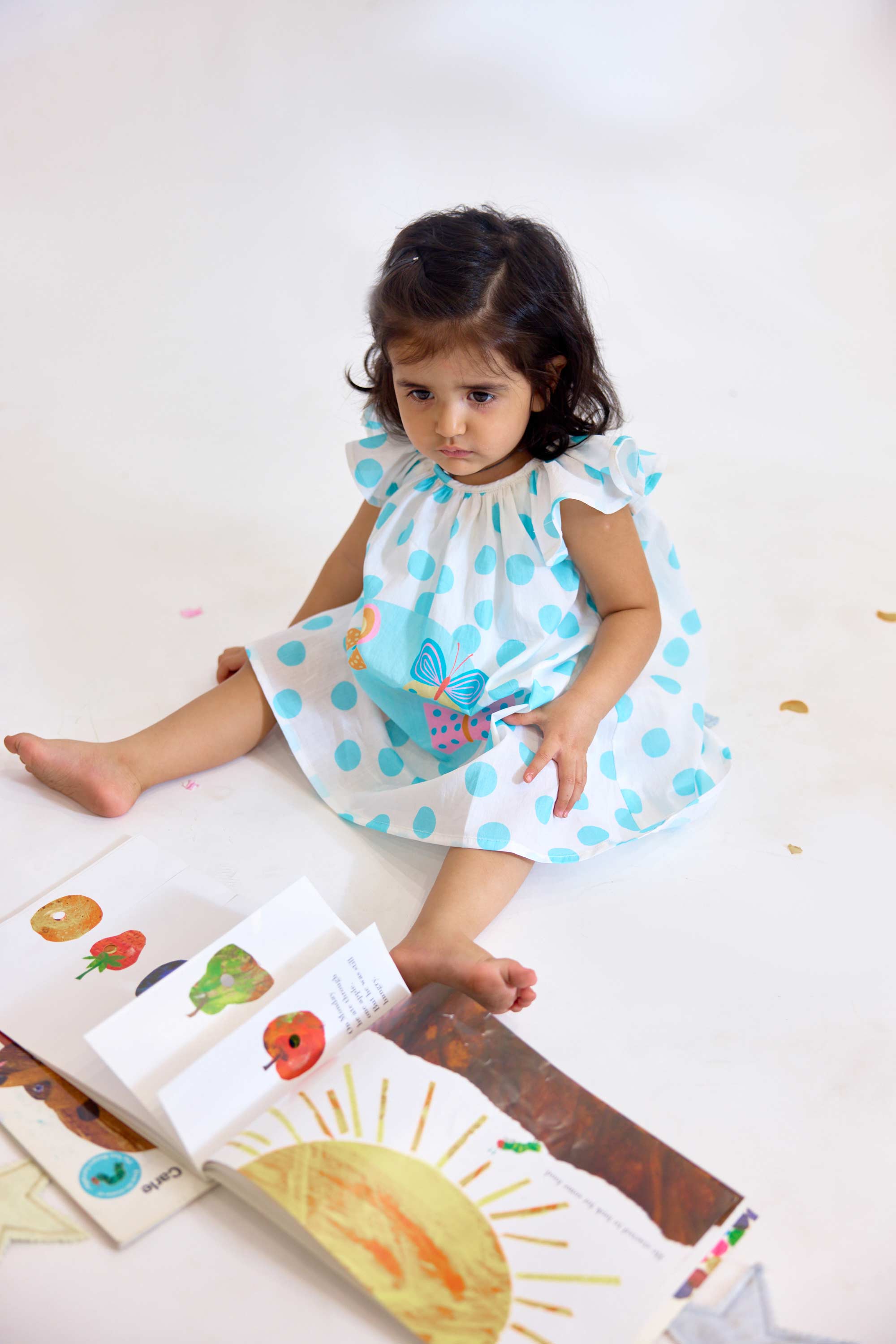 Merian Dress - Illustrated Butterfly