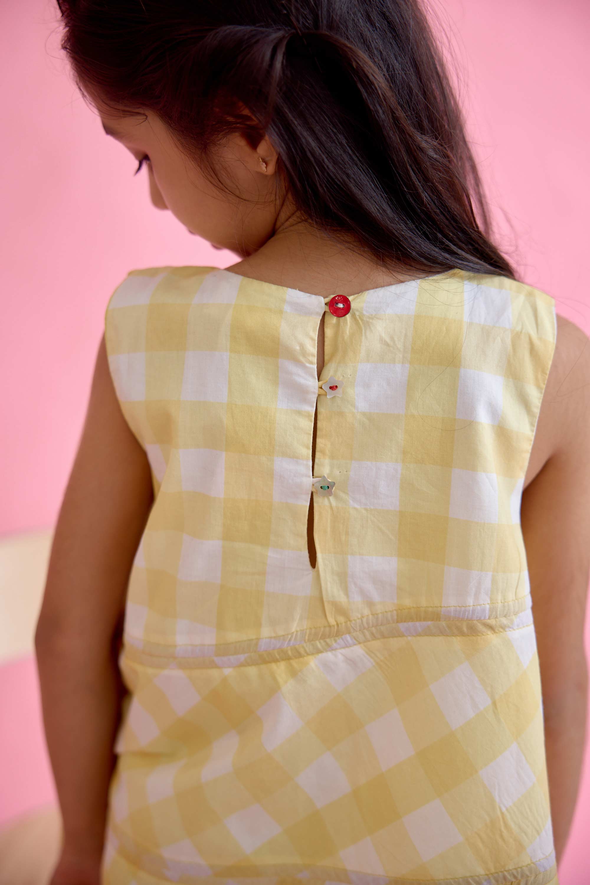 Greenaway Dress - Pencil Grid Check