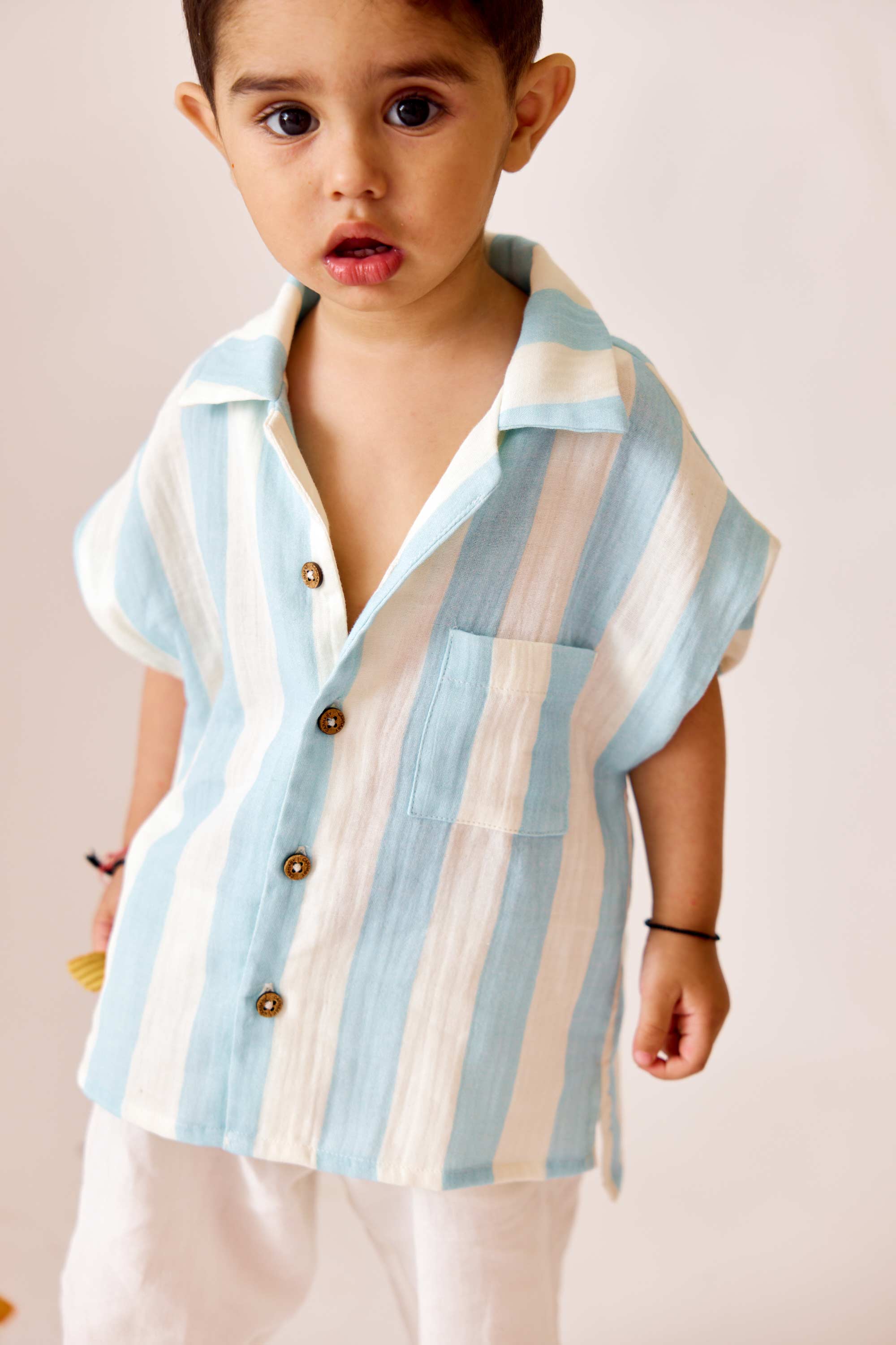 Buchan Shirt - Shoreline Stripe