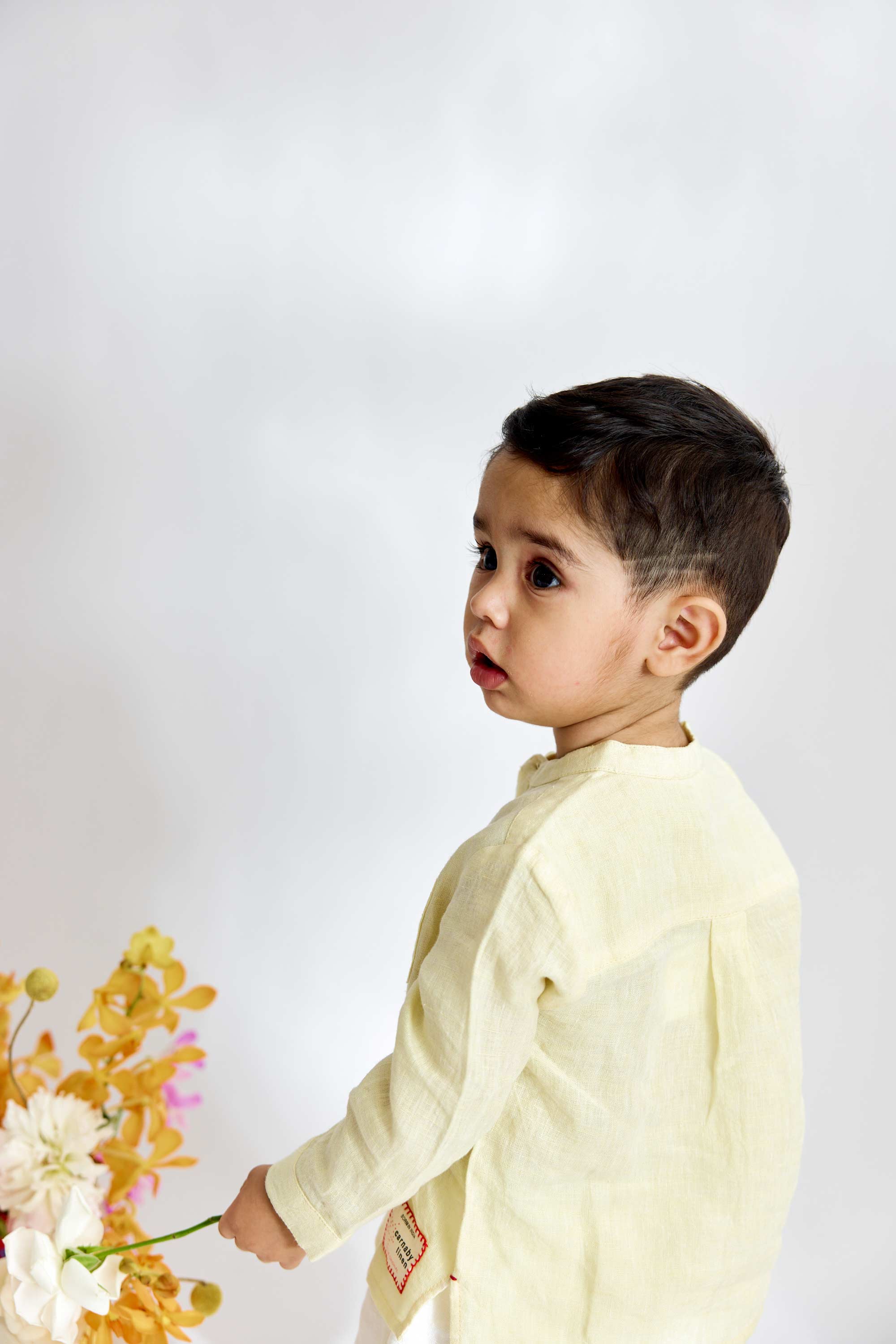 Grahame Shirt - Maize & Check