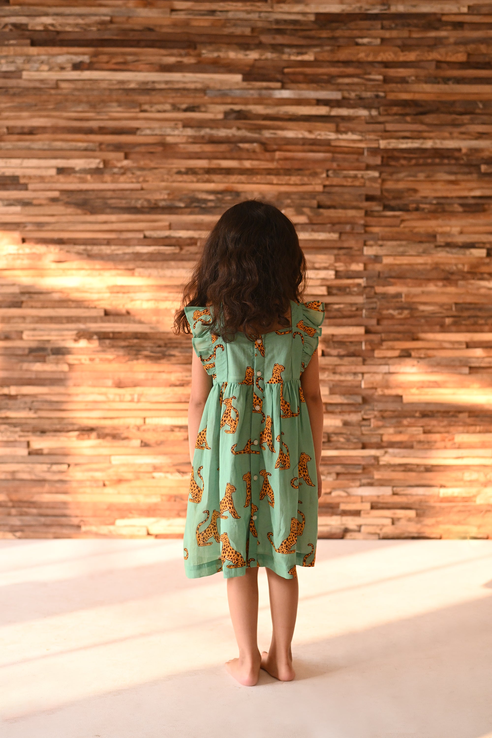 Campbell Leo dress - green