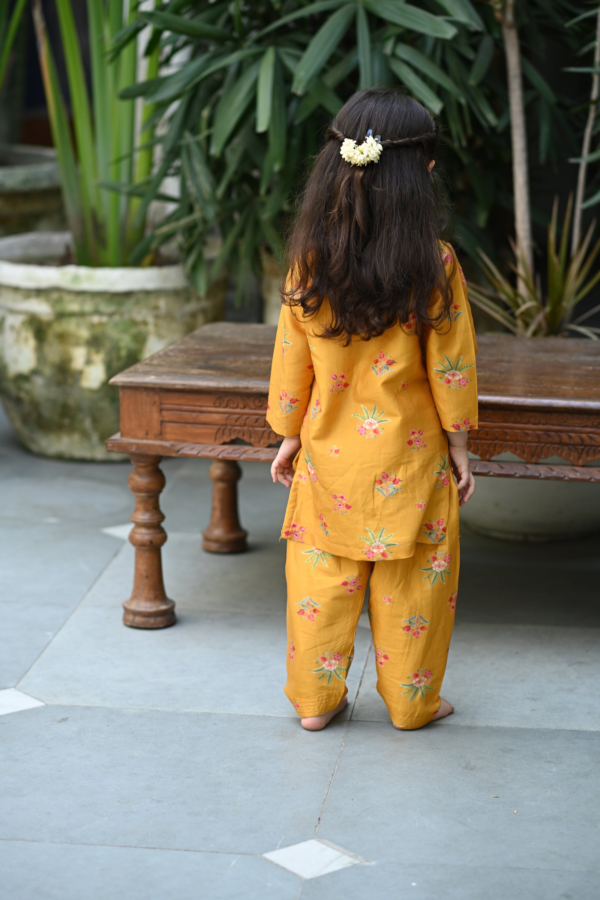 Sehrina Set - Mustard Anaar Bagh