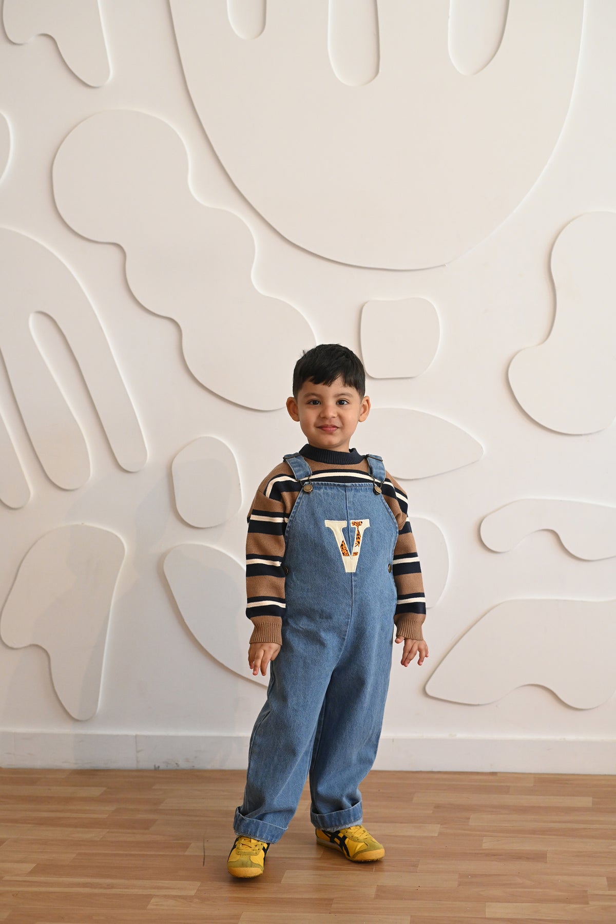Cream Leo Overalls