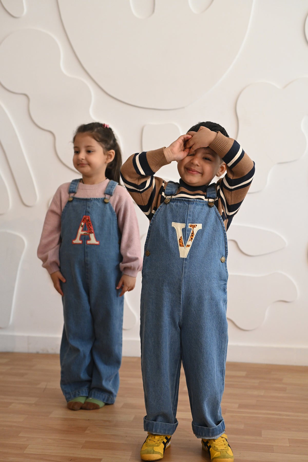 Cream Leo Overalls