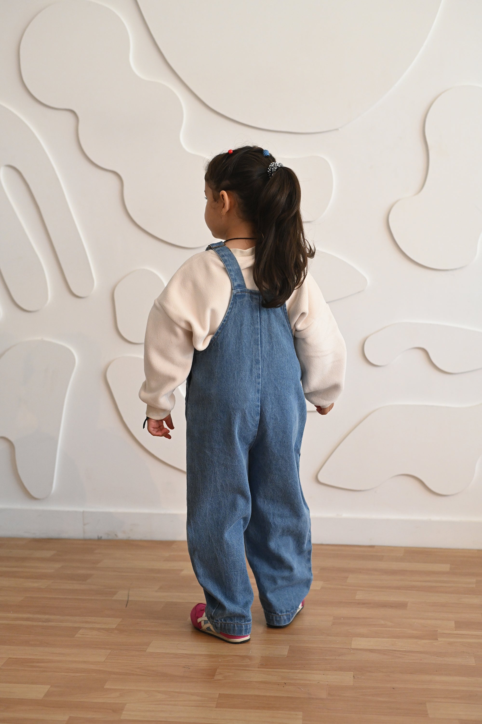 Floral Red Classic Dungarees