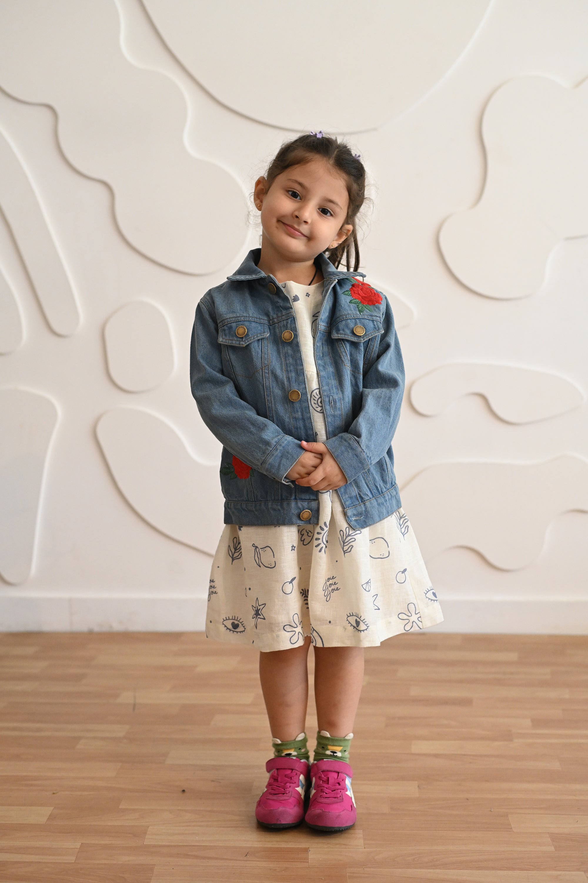 Floral Red Classic Jacket