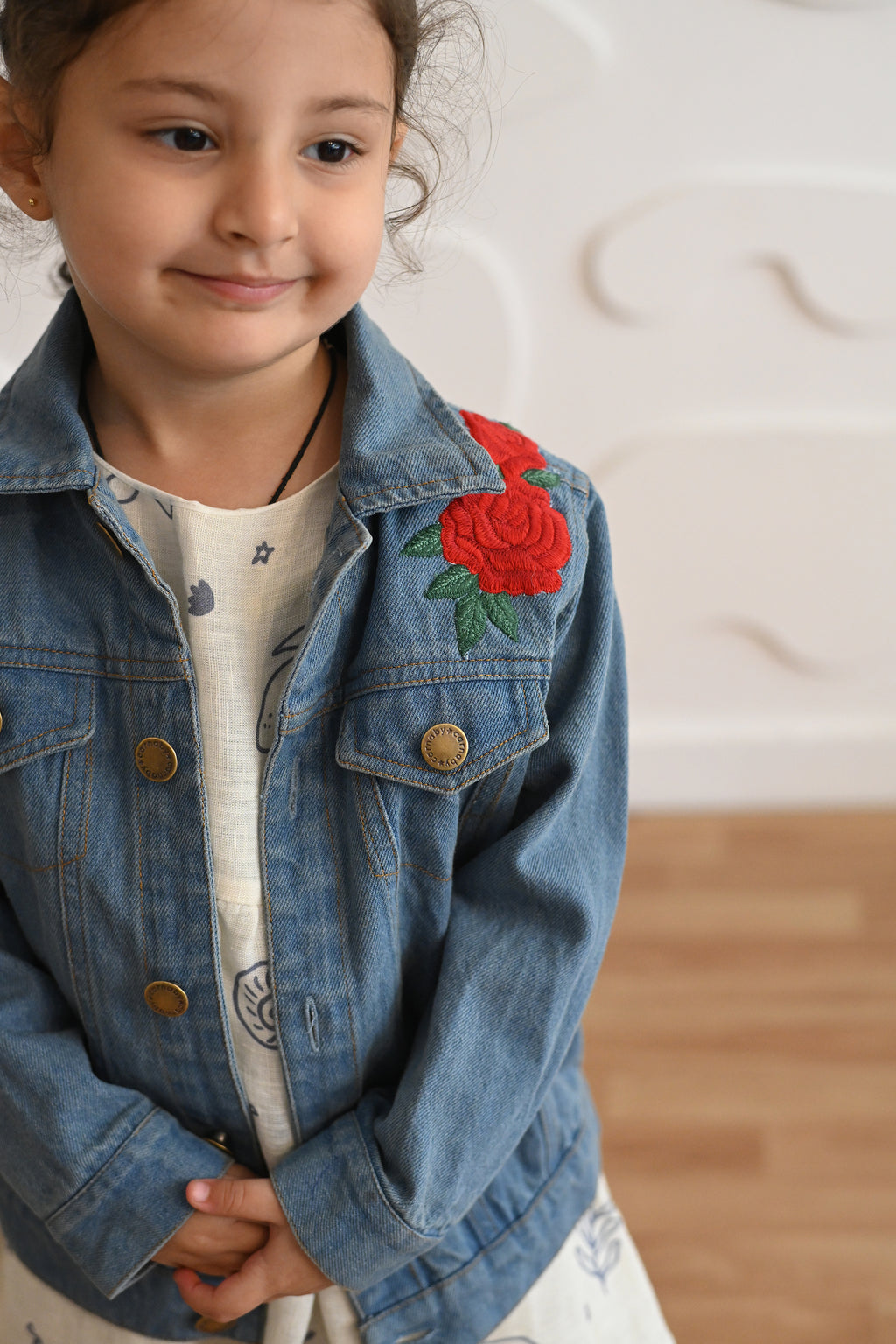 Floral Red Classic Jacket