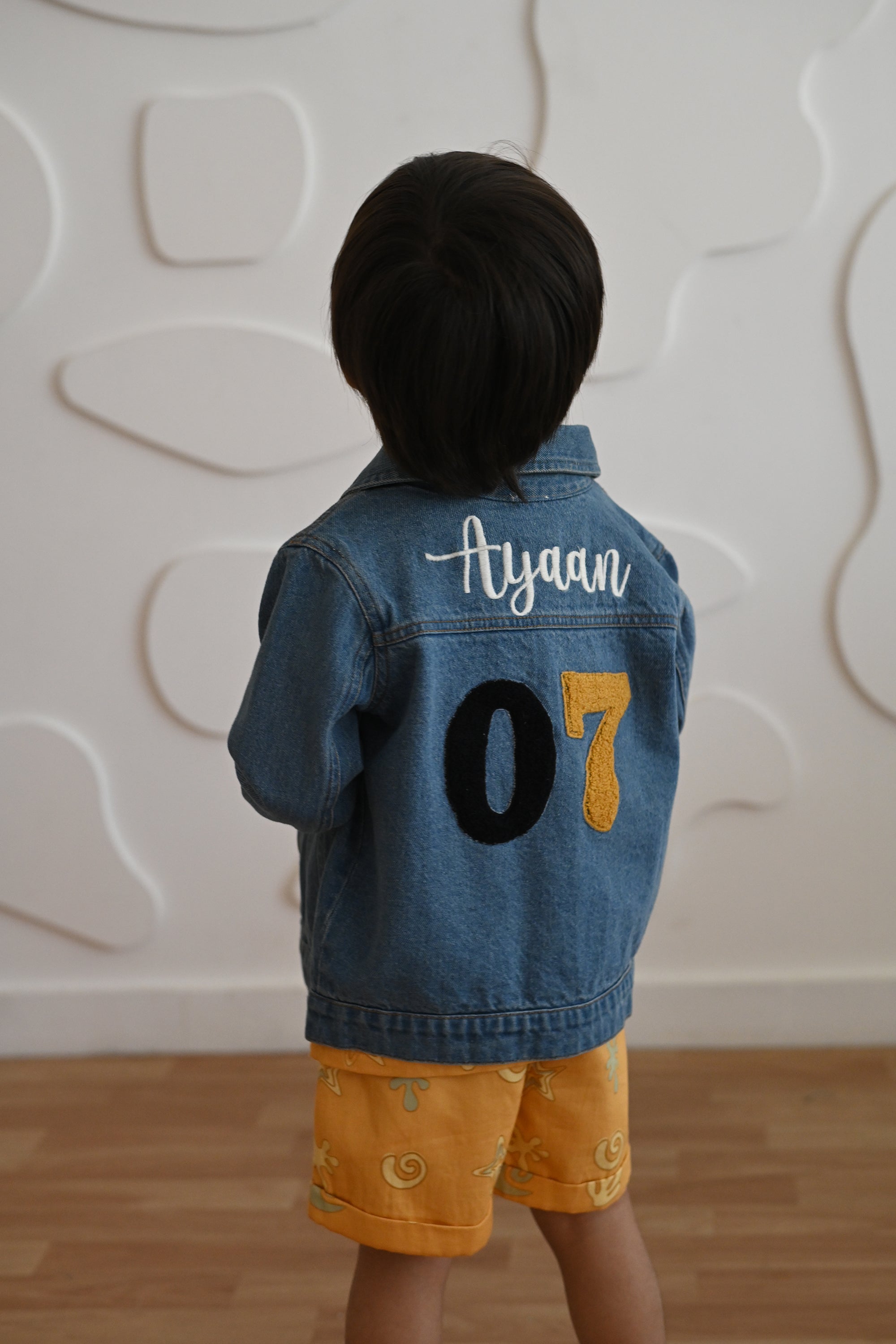 Mustard and Black Classic Denim