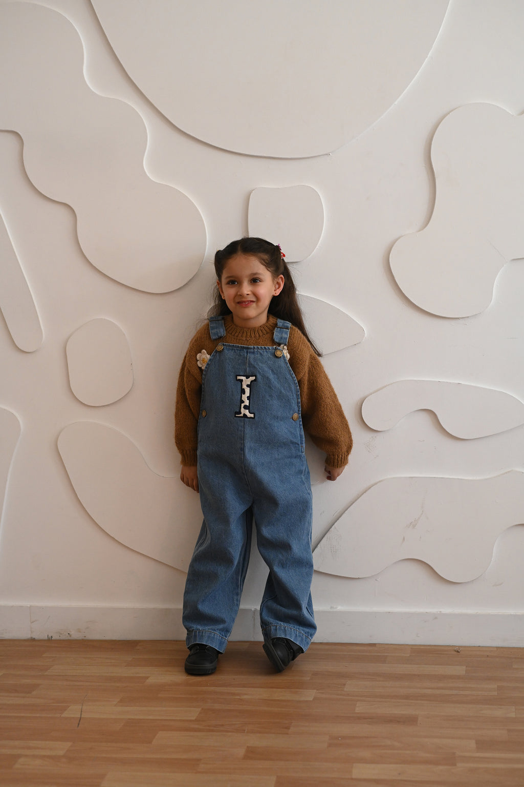 Blue Speckle Overalls