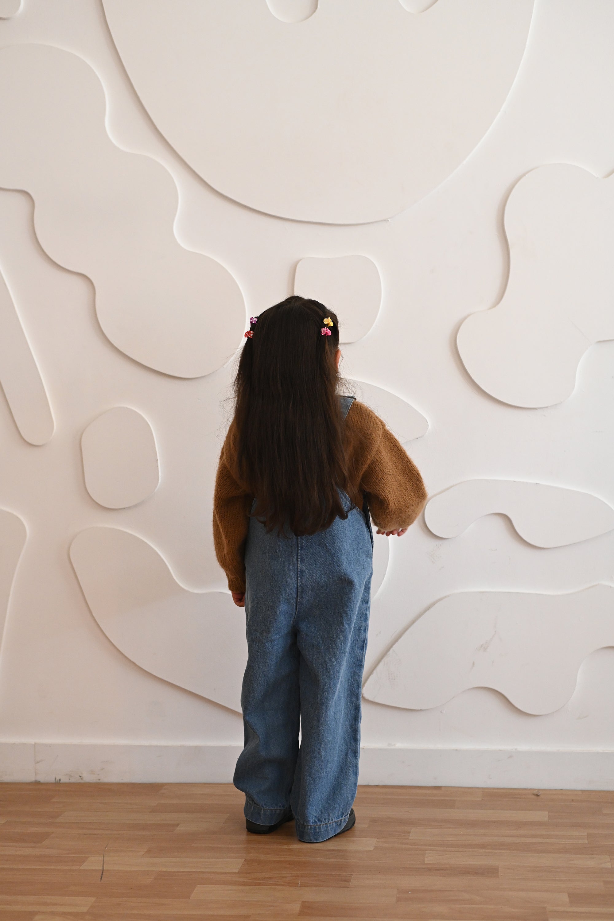 Blue Speckle Overalls