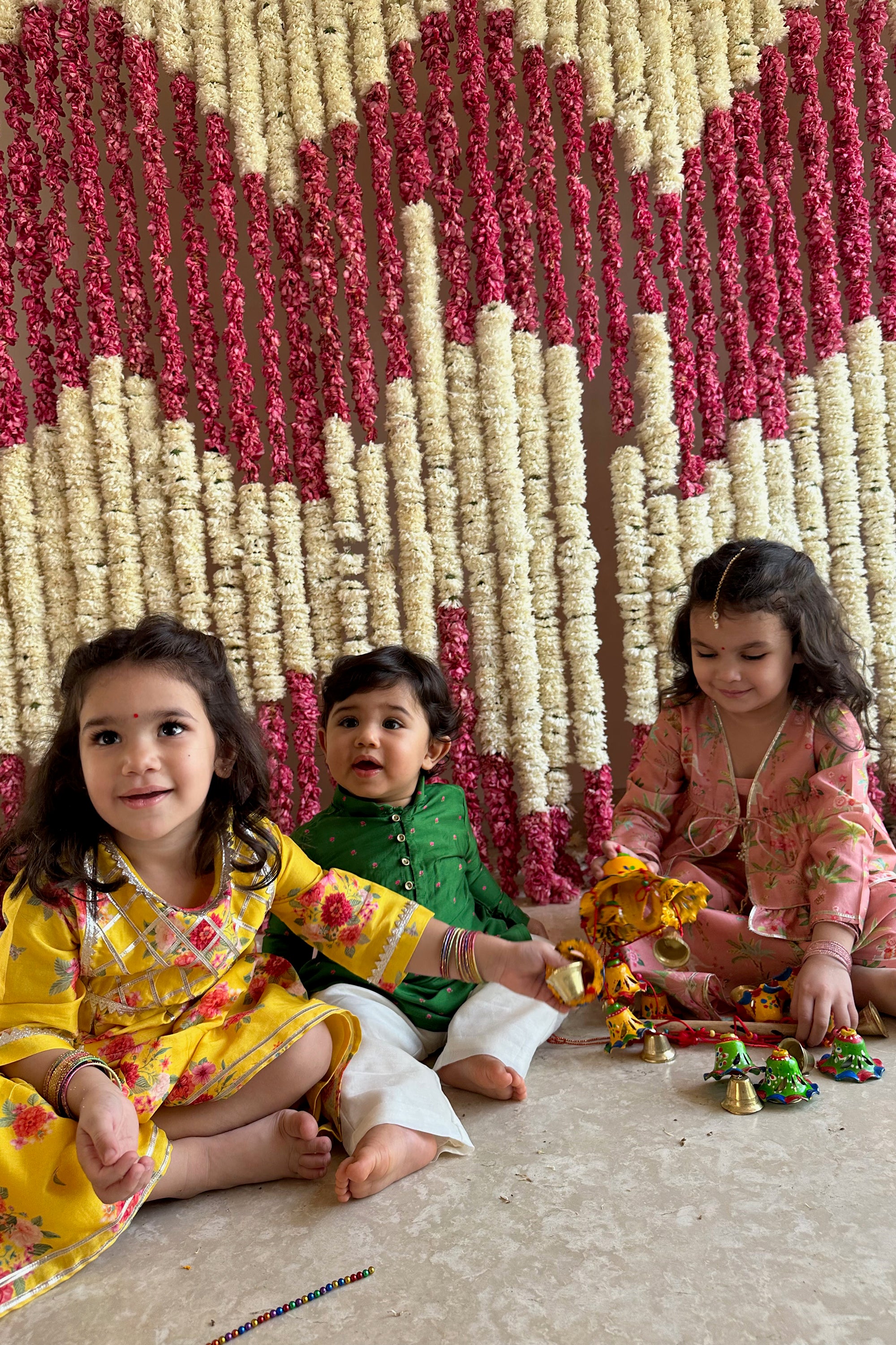 Mira Gharara Set - Sunrise Yellow Bagh