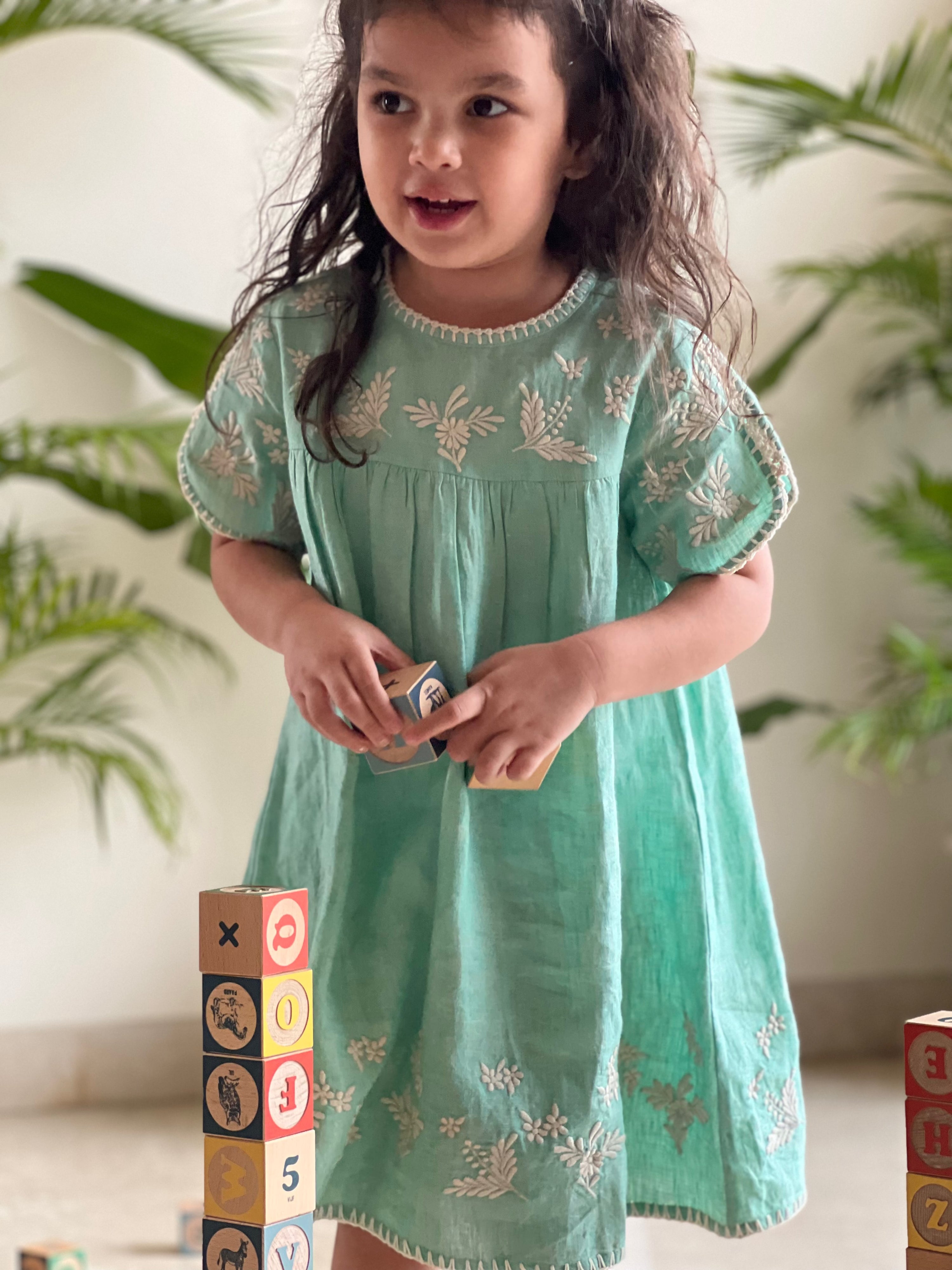 Periwinkle Dress - Aquamarine