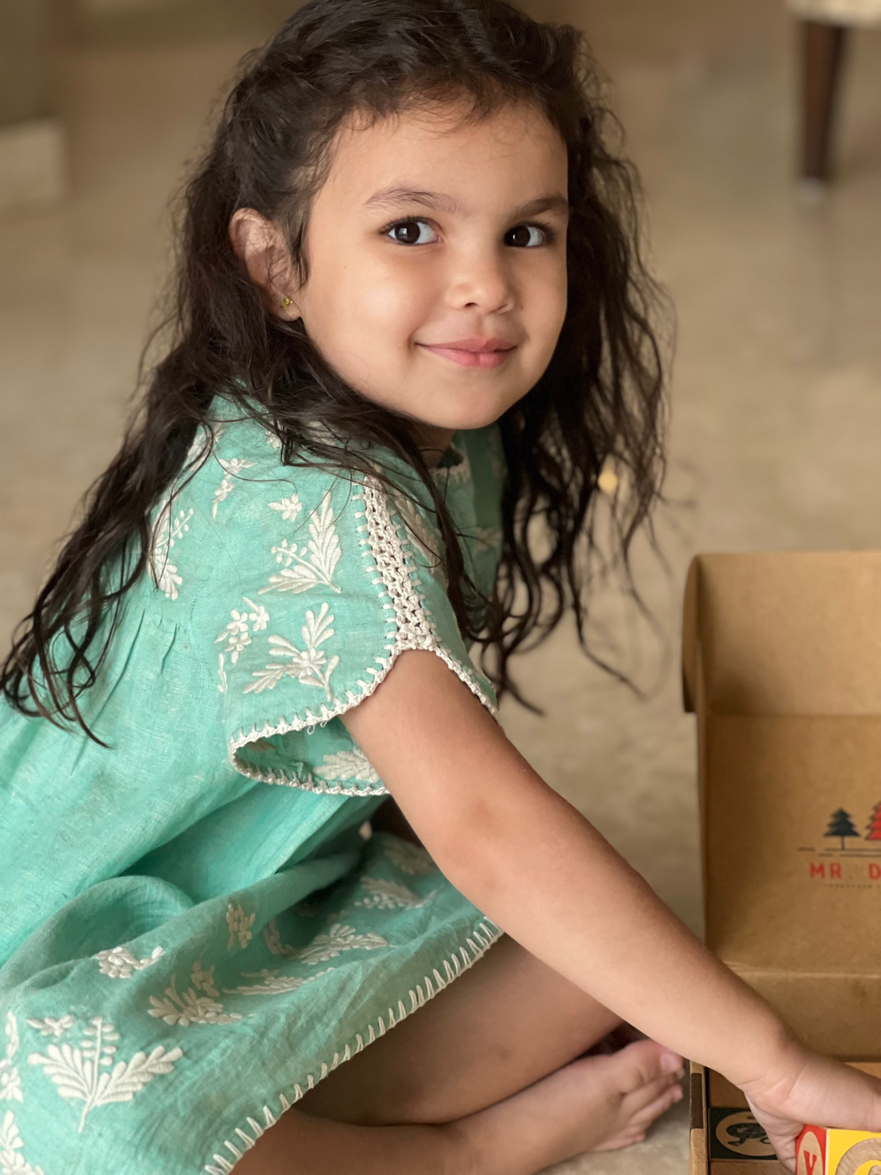 Periwinkle Dress - Aquamarine