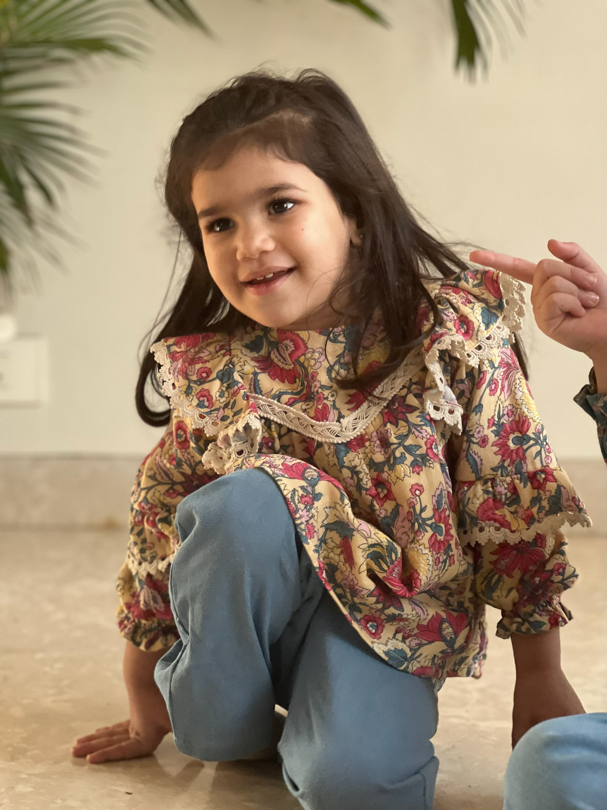 Butter Meadow French Chintz Blouse