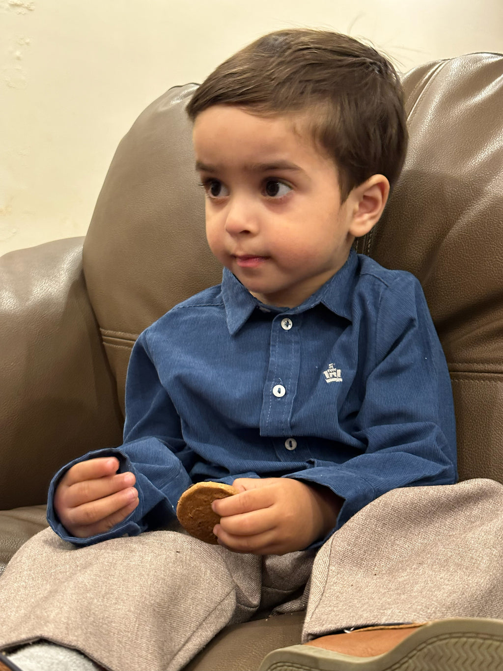 True Blue Windsor Corduroy Shirt
