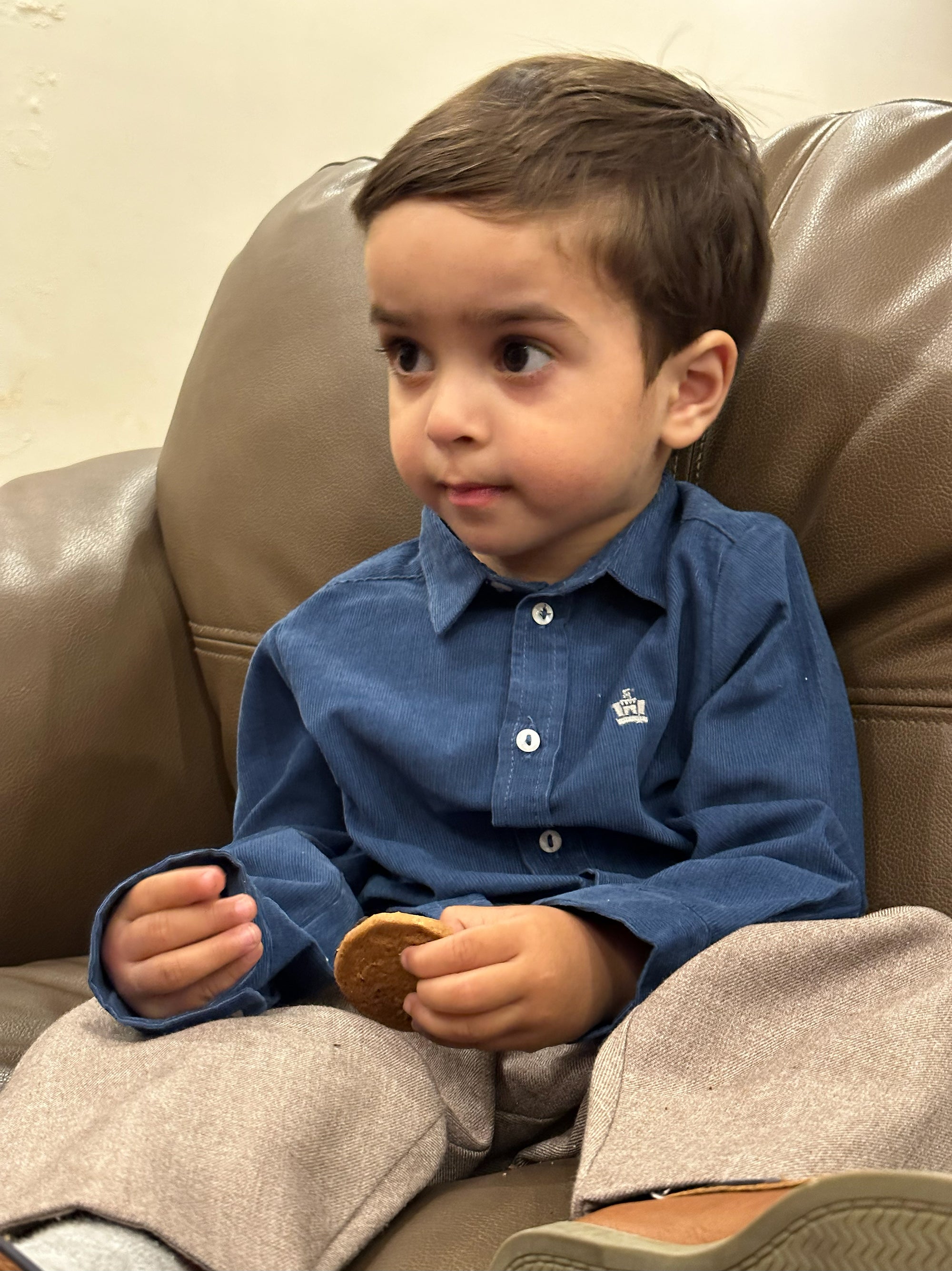 True Blue Windsor Corduroy Shirt
