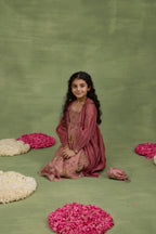 Gulabi Fuwara Peplum Set