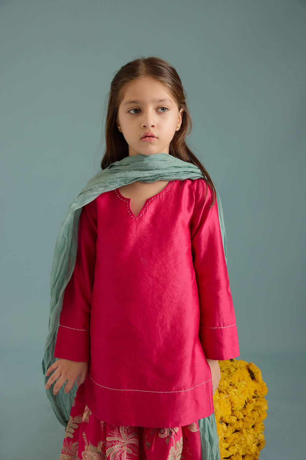 Rani Chandpol Kurta Set