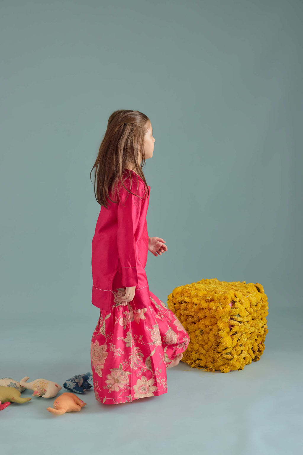 Rani Chandpol Kurta Set