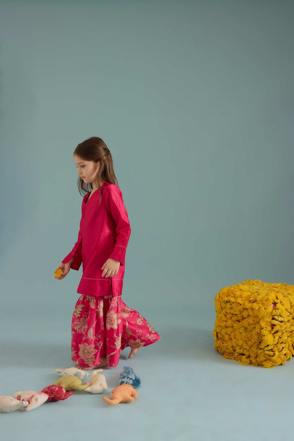 Rani Chandpol Kurta Set