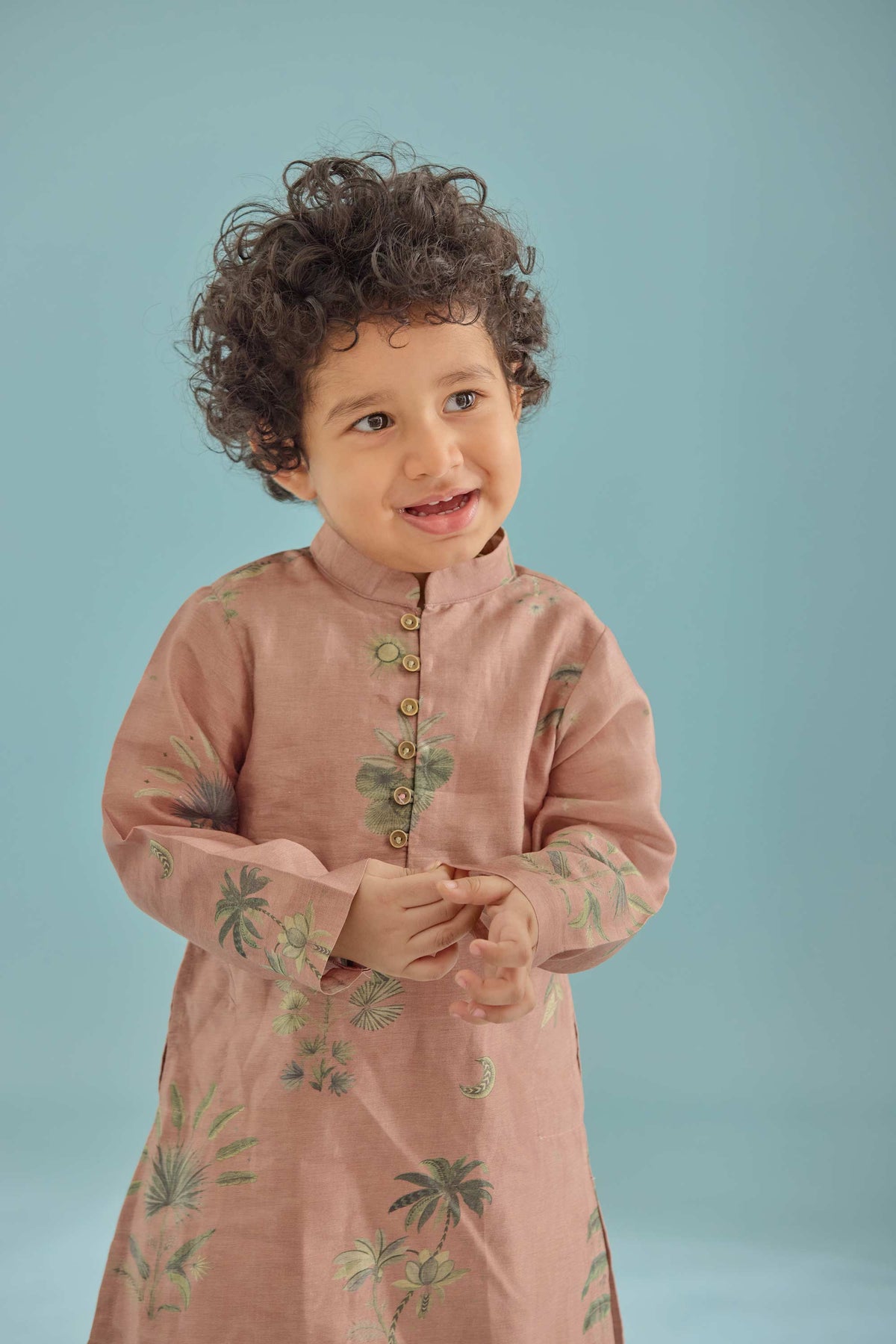 Cinnamon Palmyra Kurta Set